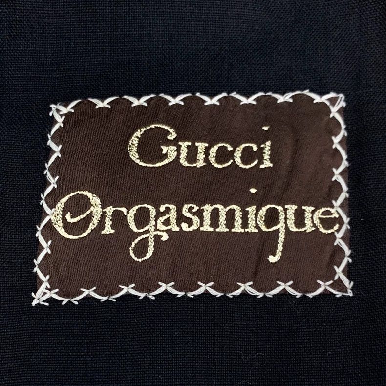Gucci Gucci Logo letter patch black cotton-linen blend straight t Size US 32 / EU 48 - 6 Thumbnail