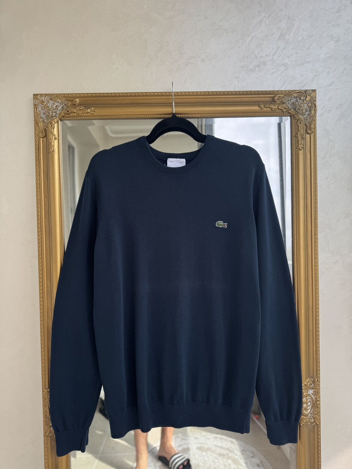 Lacoste 🇫🇷 Vintage 90s Lacoste sweater made in France Size US L / EU 52-54 / 3 - 1 Thumbnail