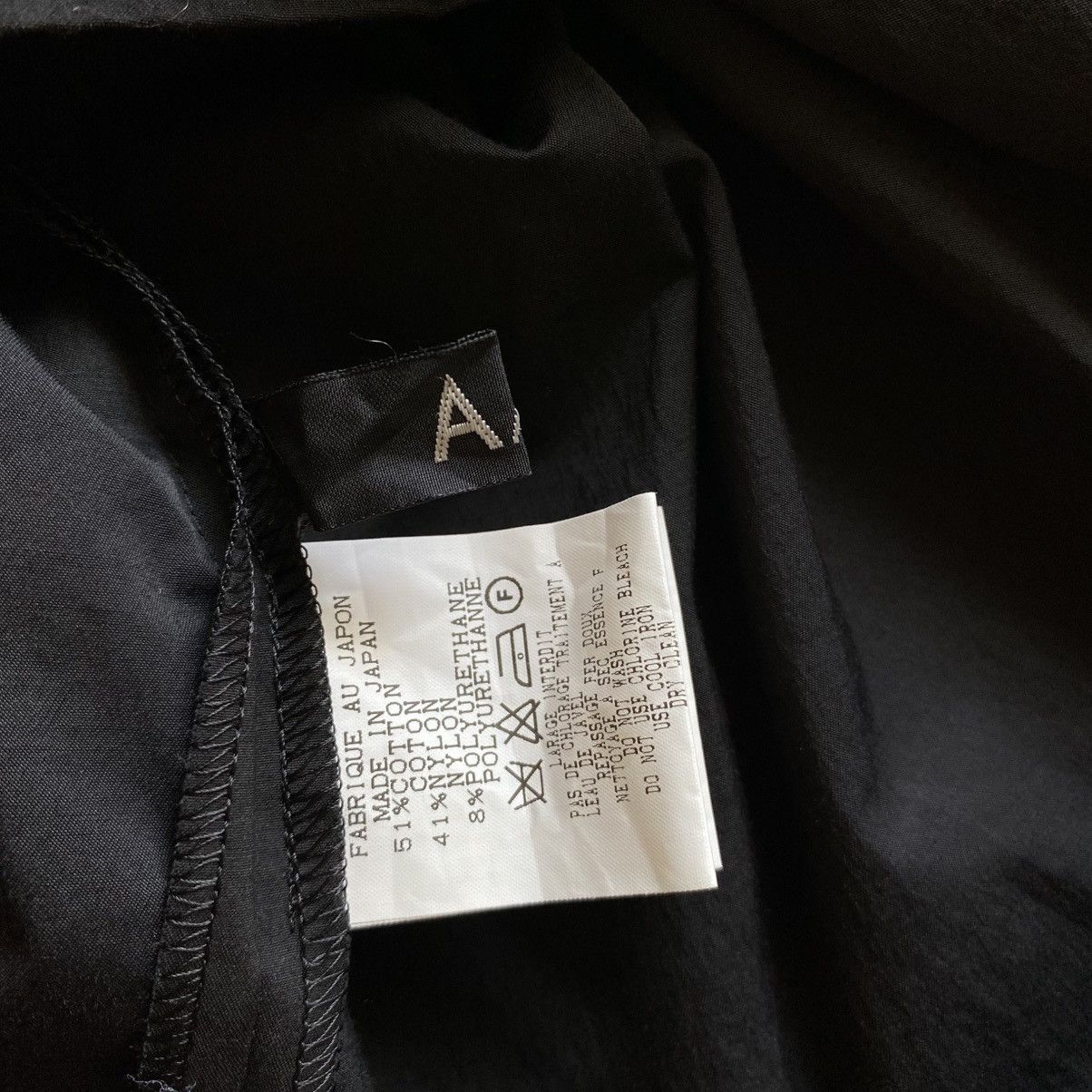 Japanese Brand A/T Black Pleated High Neck Top Size M / US 6-8 / IT 42-44 - 9 Thumbnail