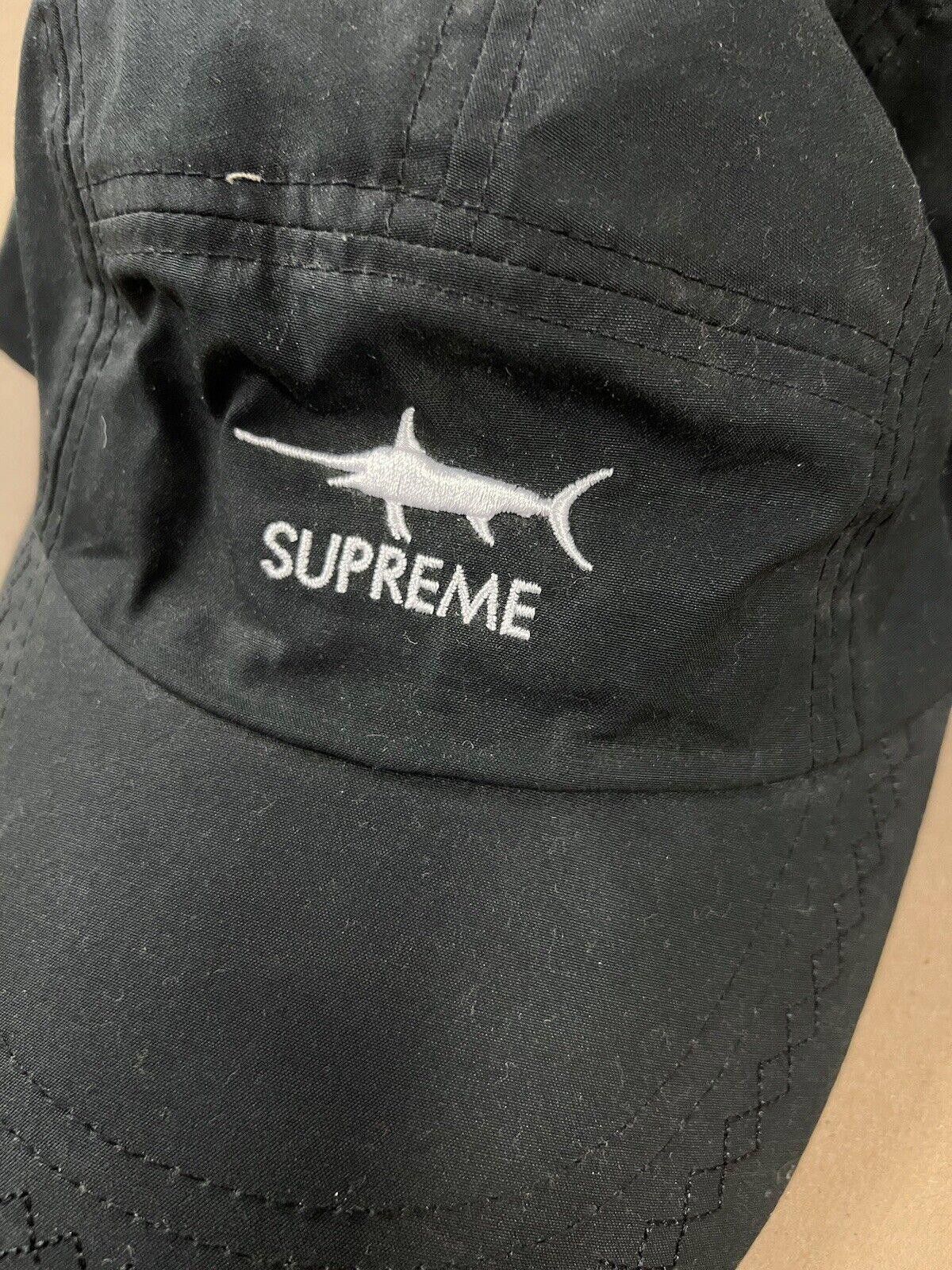Supreme SS09 Supreme Long Bill 5 Panel Camp Cap Hat Black 2009 Size ONE SIZE - 7 Thumbnail