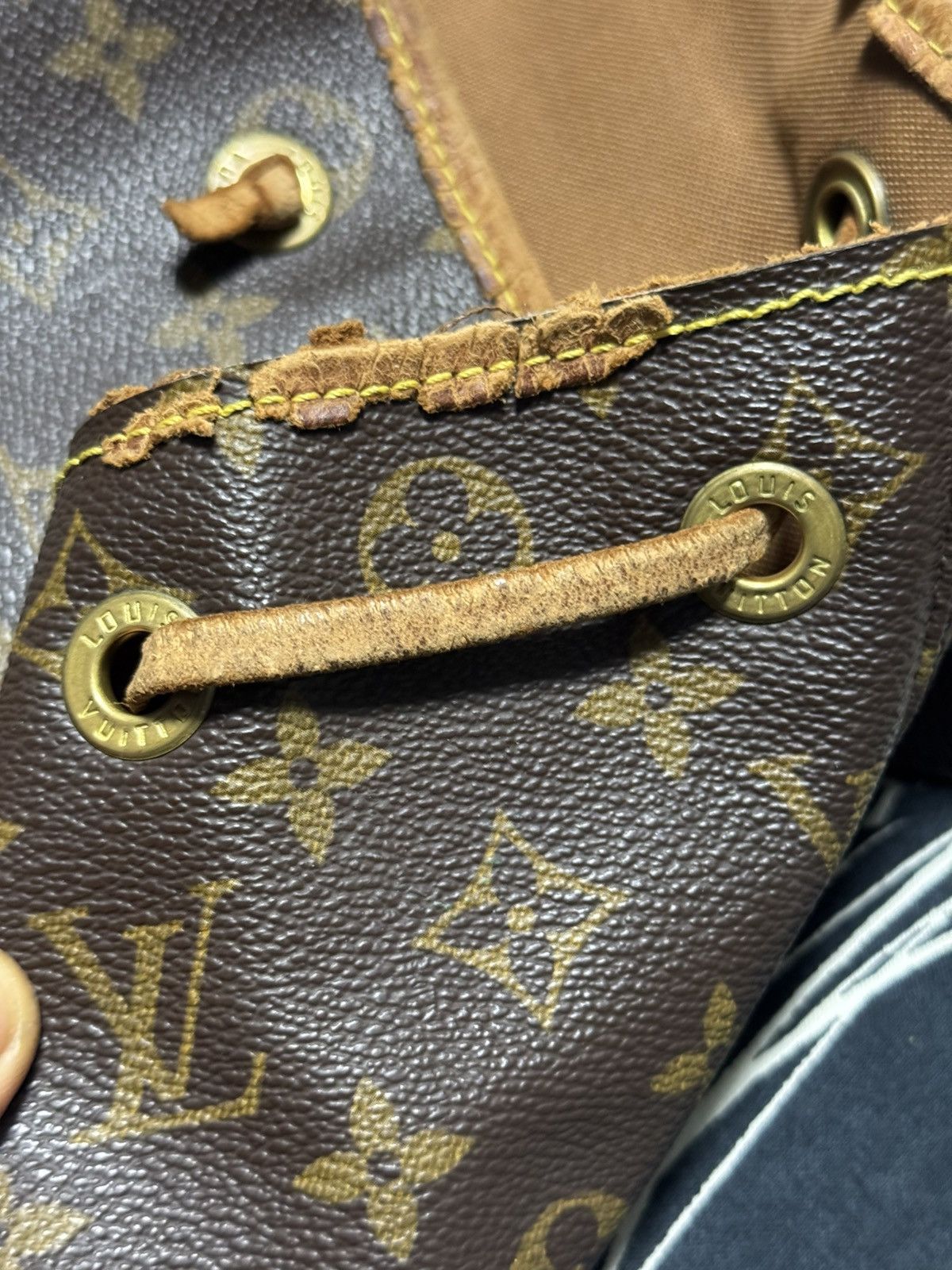 Louis Vuitton Louis Vuitton Montsouris GM Brown Canvas Backpack Size ONE SIZE - 14 Thumbnail