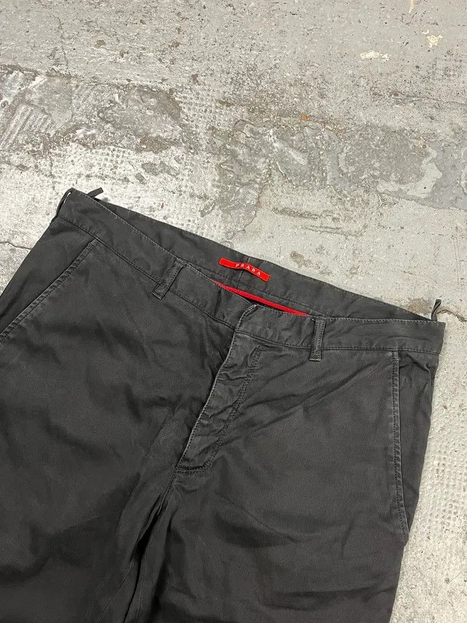 Prada 2000s Prada Cozy Faded Dark Straight Pants Size US 33 - 7 Thumbnail