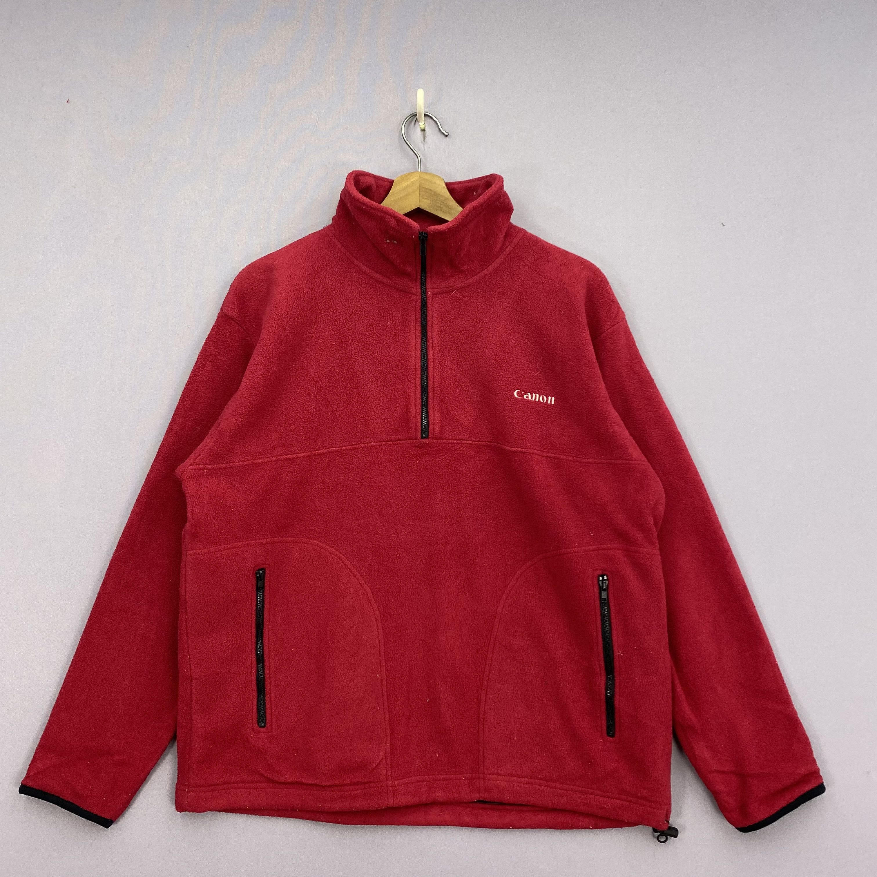 Canon Vintage Canon Pullover 90s EOS Digital Fleece Sweater Size US M / EU 48-50 / 2 - 1 Thumbnail