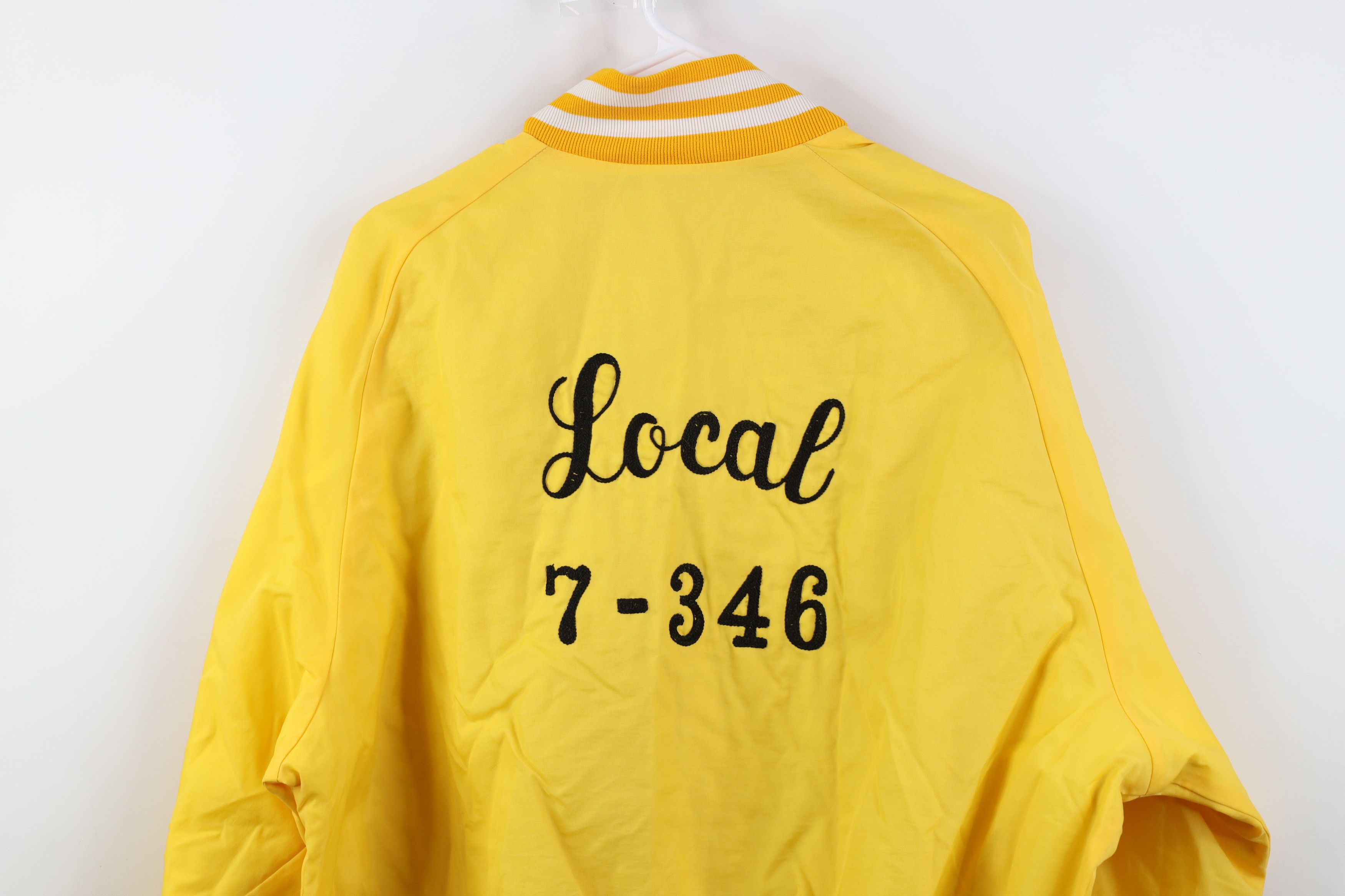 Vintage Vintage 70s Oil Chemical Atomic International Bomber Jacket Size US XL / EU 56 / 4 - 15 Thumbnail