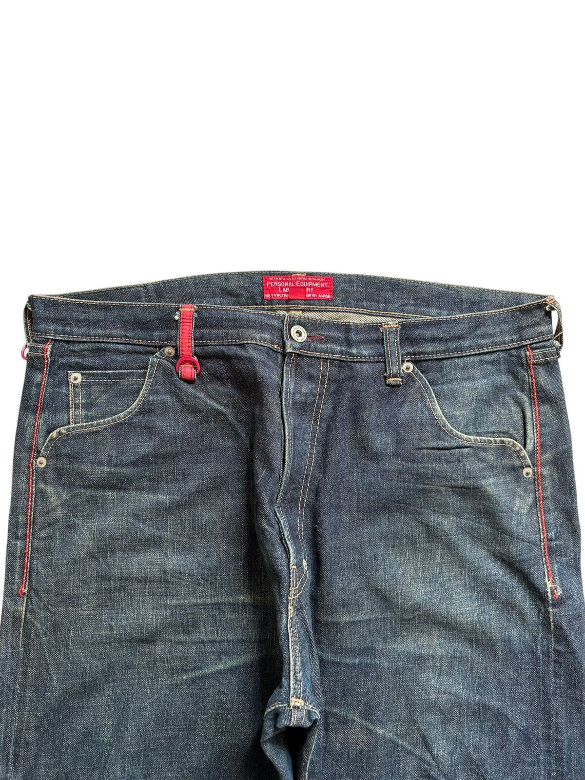 Designer × Japanese Brand Vintage Japanese Brand Blue Wash Loose Baggy Jeans Size US 37 - 5 Thumbnail