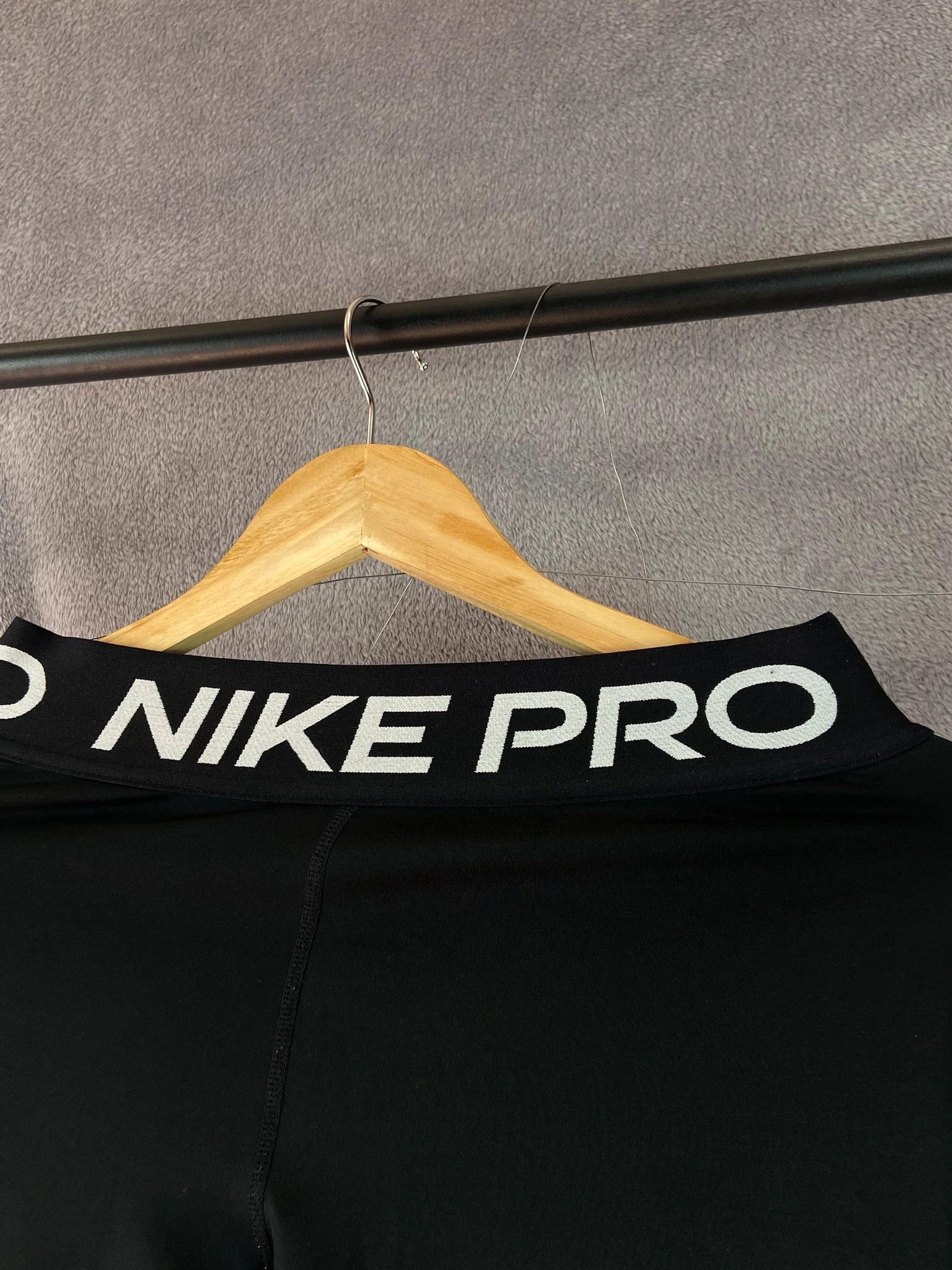 Nike Pants Nike Pro Black Vintage Streetwear Y2K High End Size 32" / US 10 / IT 46 - 3 Thumbnail