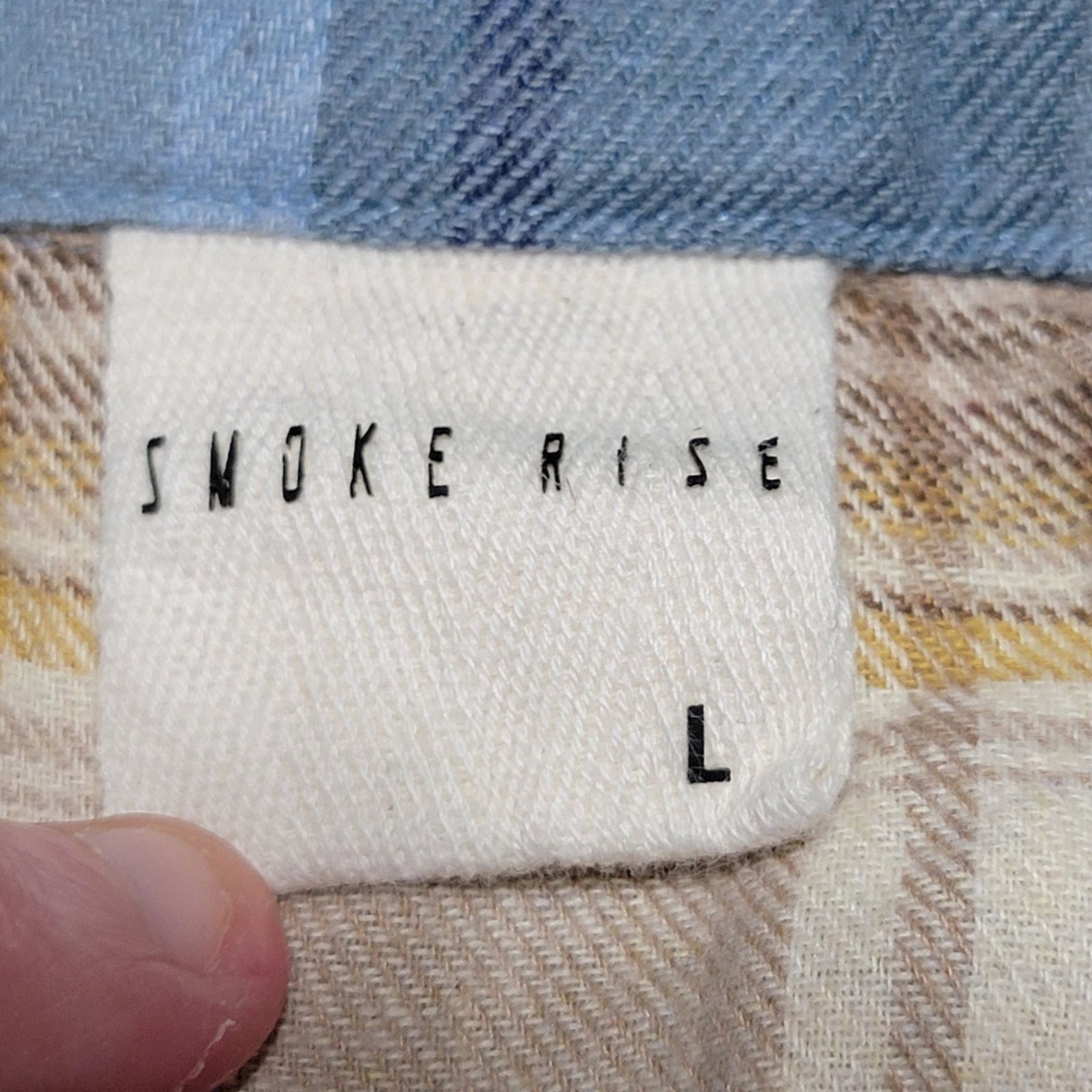 Smoke Rise Smoke Rise Plaid Full Button Shirt w/Embroidery - Size Large Size L / US 10 / IT 46 - 9 Thumbnail