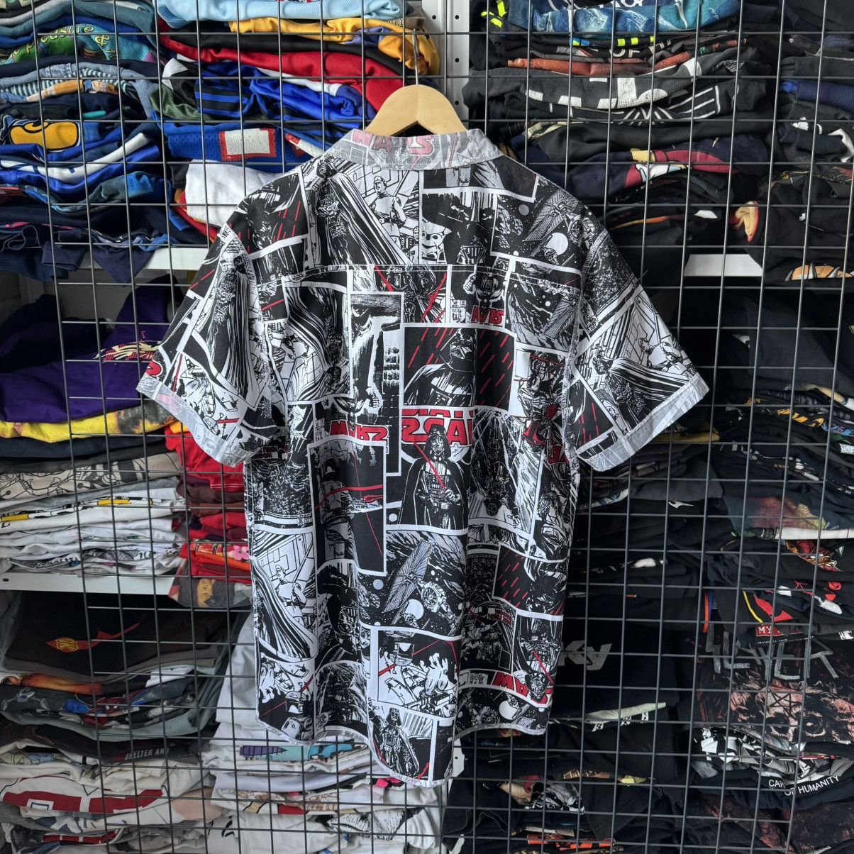 Star Wars × Vintage Vintage Star Wars Comics Short Sleeve Shirt Size US L / EU 52-54 / 3 - 6 Thumbnail