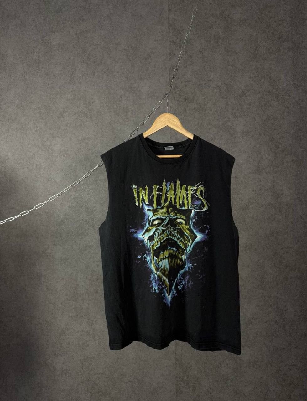 Band Tees In Flames rock band tank top Size US XL / EU 56 / 4 - 1 Thumbnail