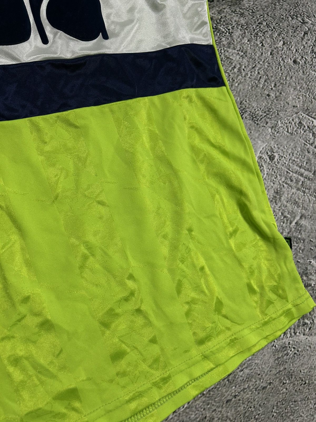 Diadora × Vintage Diadora vintage Jersey neon green 90s big logo Size US XL / EU 56 / 4 - 7 Thumbnail