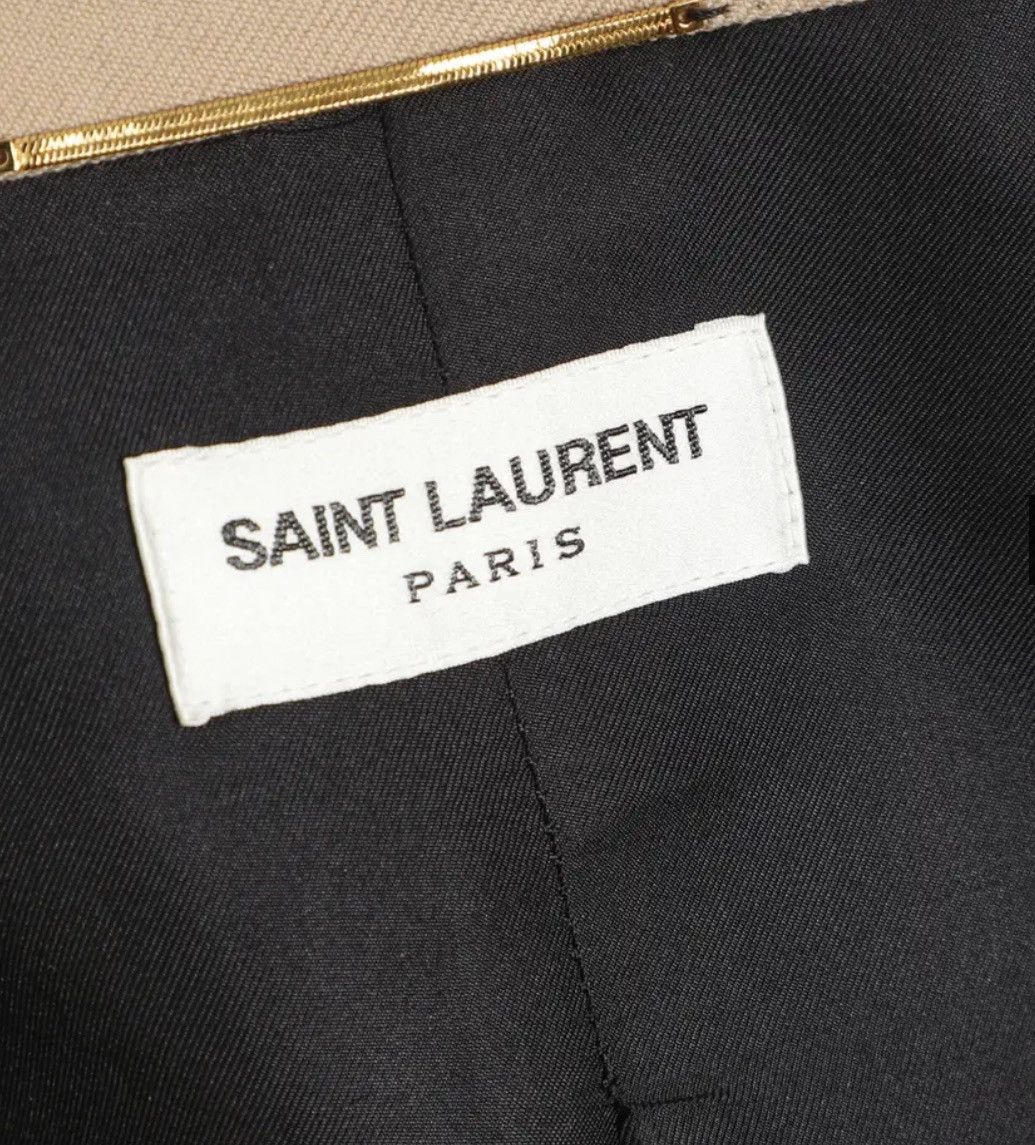 Saint Laurent Paris $4.6K VALUE Jacket in wool gabardine Size M / US 6-8 / IT 42-44 - 4 Thumbnail
