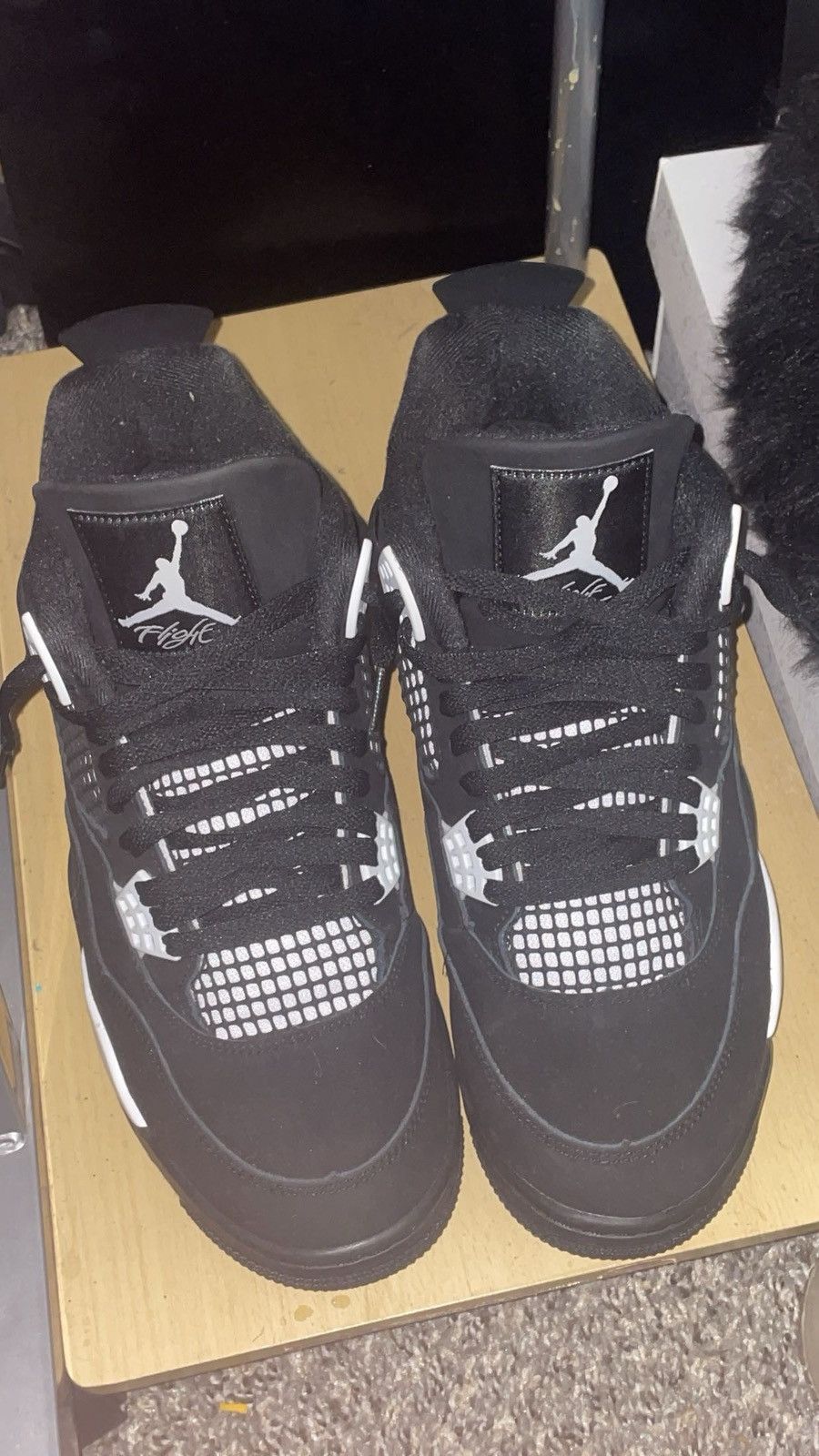 White thunders Jordan 4s