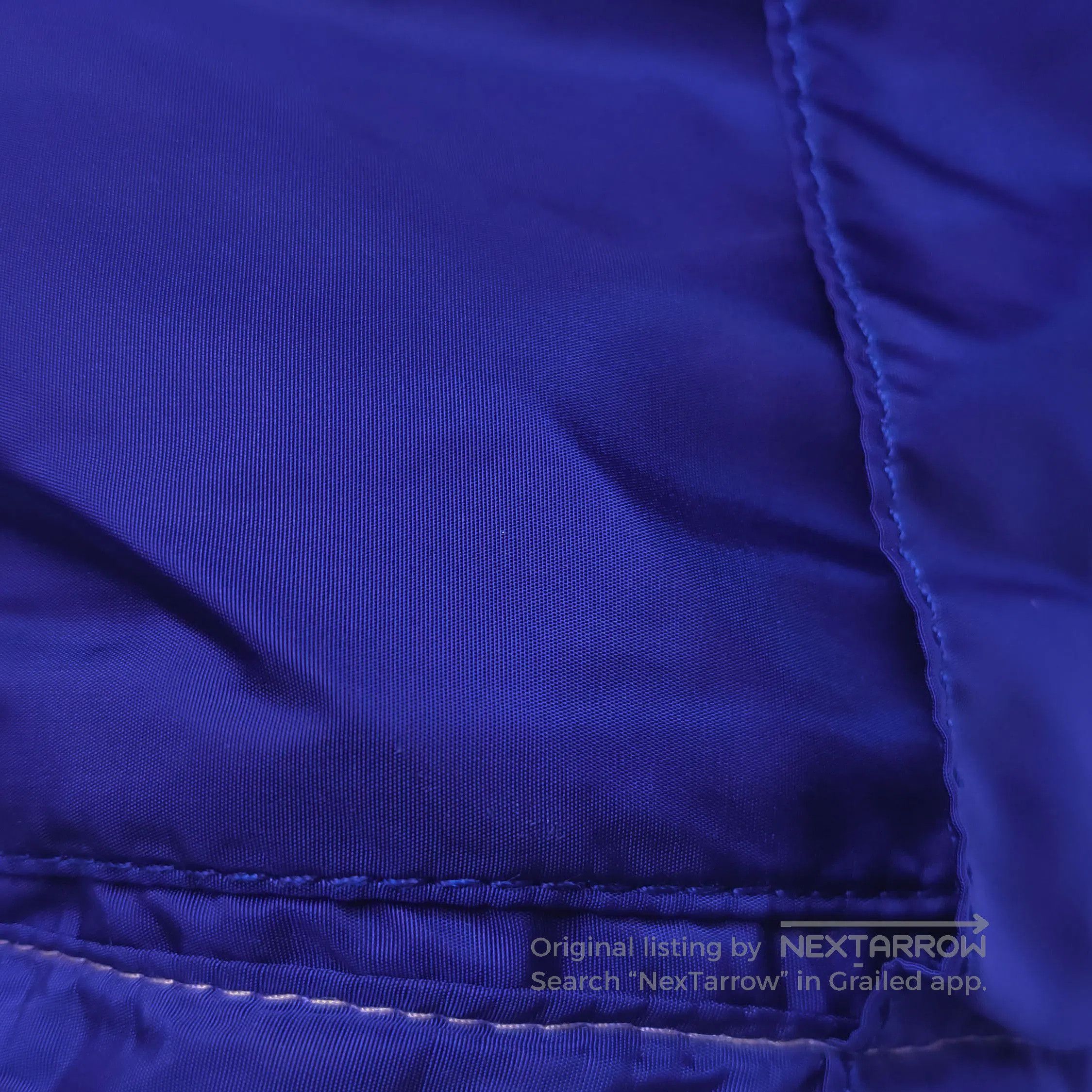 Prada Prada Hooded Triangle Logo Jacket in Blue . Size US M / EU 48-50 / 2 - 7 Thumbnail