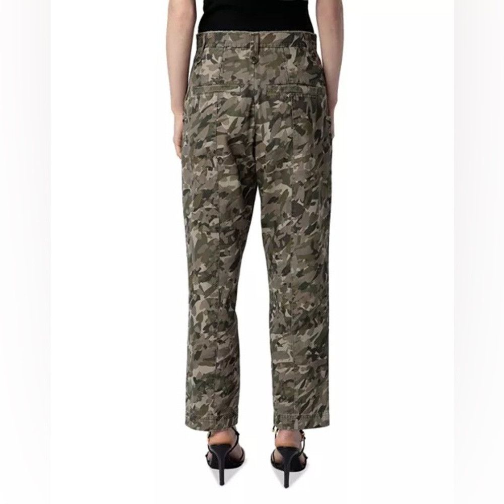 Zadig & Voltaire Zadig & Voltaire Pilote Camo Heart Print Cropped Combat Pan Size 28" / US 6 / IT 42 - 2 Thumbnail
