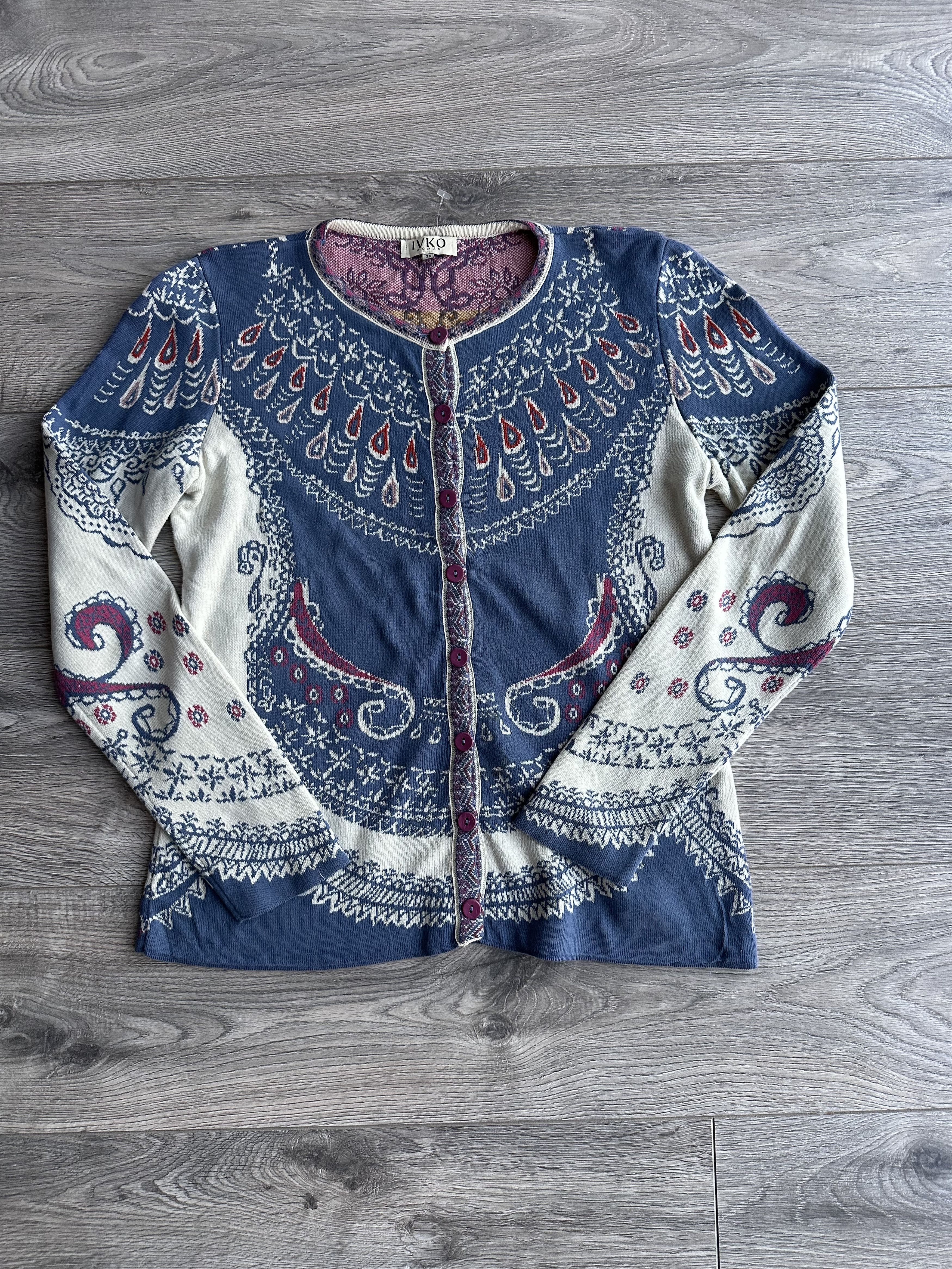 Vintage Ivko cardigan sweater Size XS / US 0-2 / IT 36-38 - 1 Thumbnail