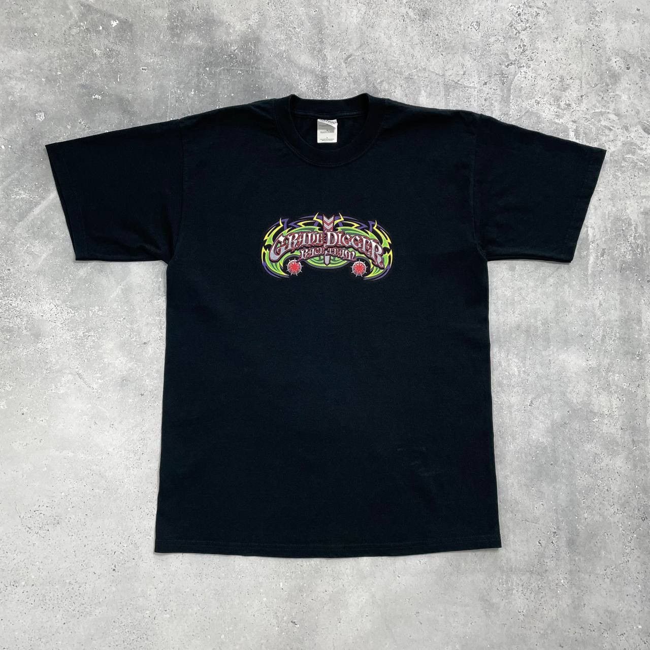 Vintage Vintage 2005 Grave Digger Race Team Graphic T Shirt Black L Size US L / EU 52-54 / 3 - 2 Thumbnail