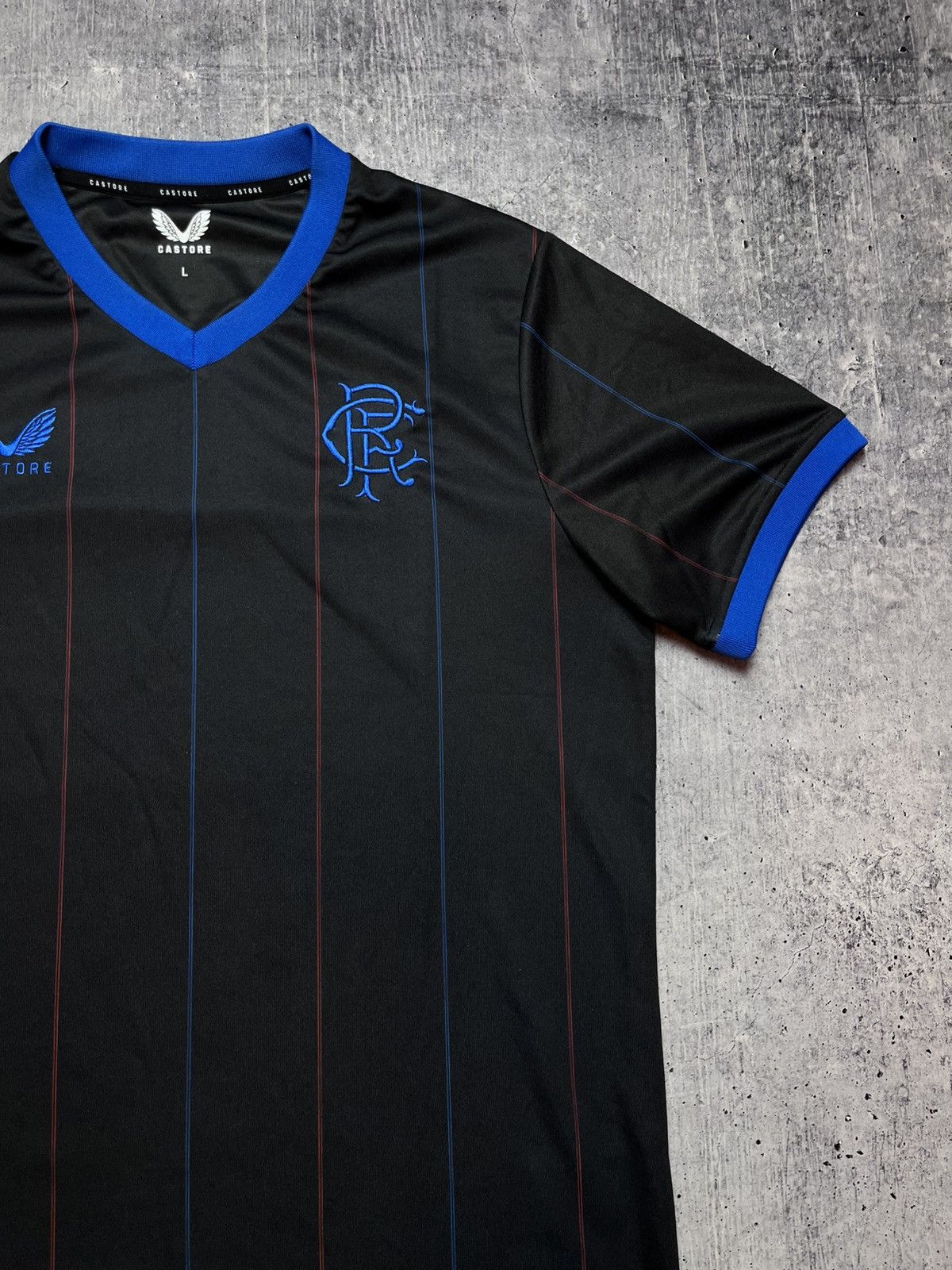 Castore RANGERS JERSEY FOURTH FOOTBALL SHIRT 2022 - 2023 MEN sz L Size US L / EU 52-54 / 3 - 3 Thumbnail