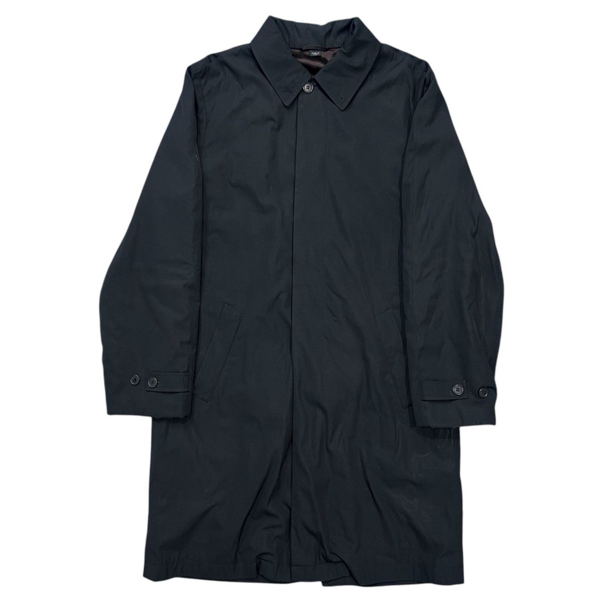Helmut Lang HELMUT LANG 00's Wool Mix Balmacaan Coat Size US M / EU 48-50 / 2 - 1 Thumbnail