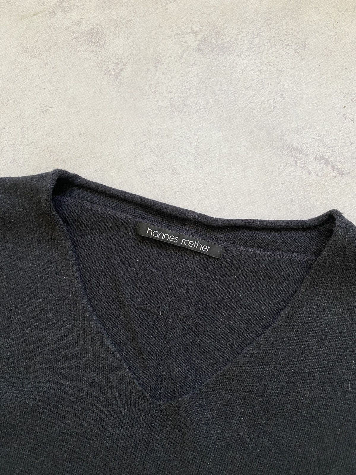 hannes roether Hannes Roether Black Avant Garde Long Sleeve Sweater Size XL Size XL / US 12-14 / IT 48-50 - 12 Thumbnail