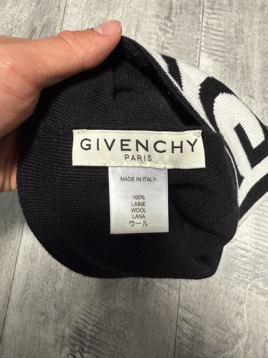 Givenchy Givenchy Logo Beanie Black Size ONE SIZE - 2 Thumbnail