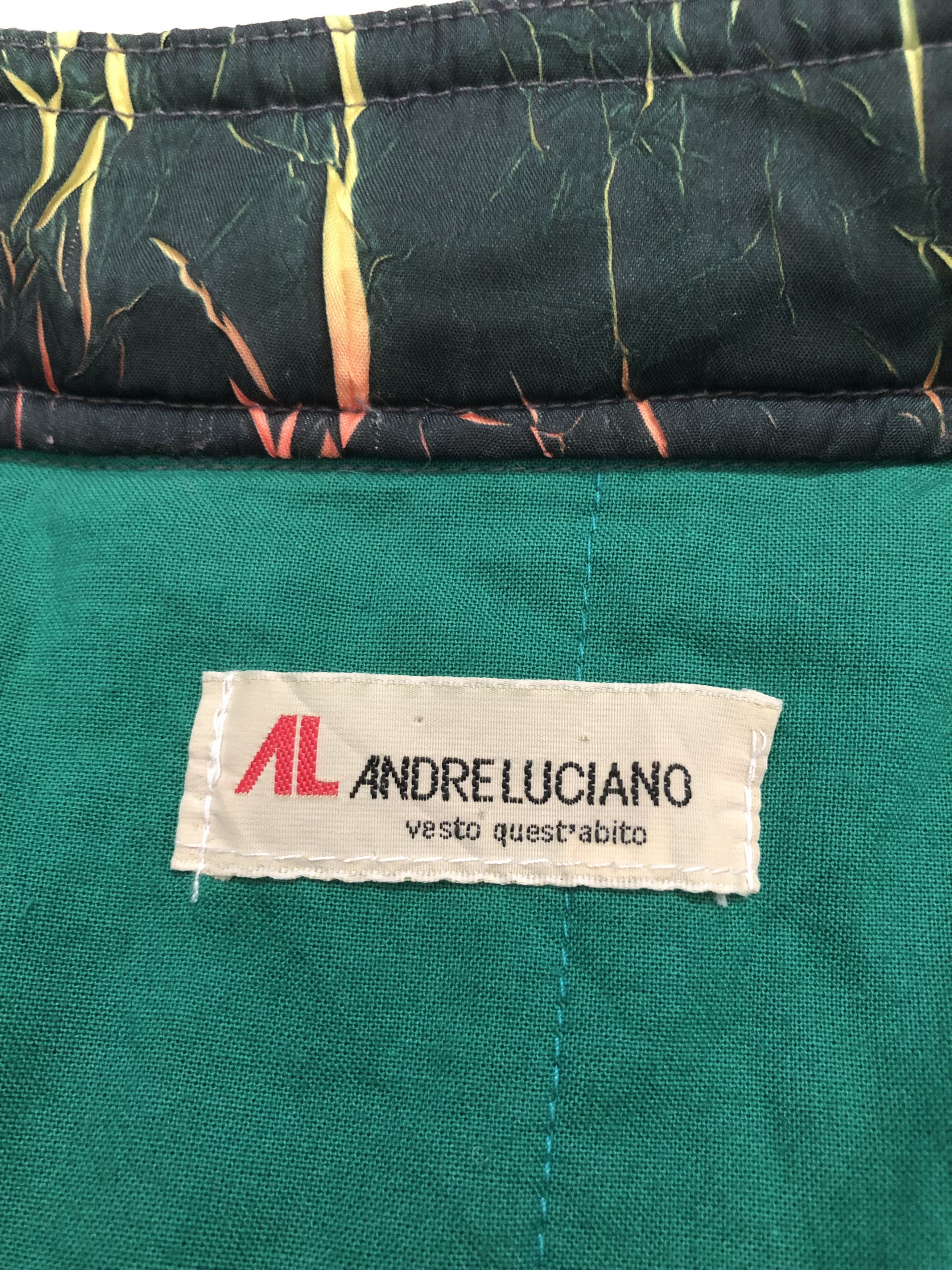 Andreluciano × Designer × Vintage Vintage 90s Andreluciano Black Scratched Design Size L / US 10 / IT 46 - 7 Thumbnail