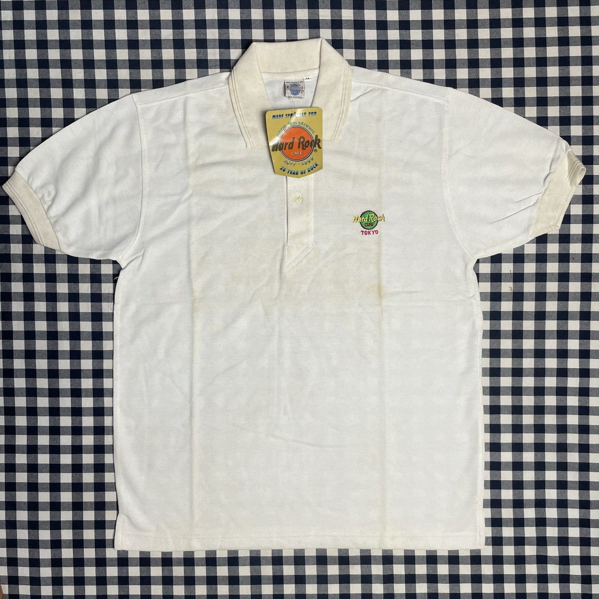 Hard Rock Cafe × Vintage Polo shirts HARD ROCK Cafe TOKYO 1977-1999 23th anniversary Size US M / EU 48-50 / 2 - 1 Thumbnail