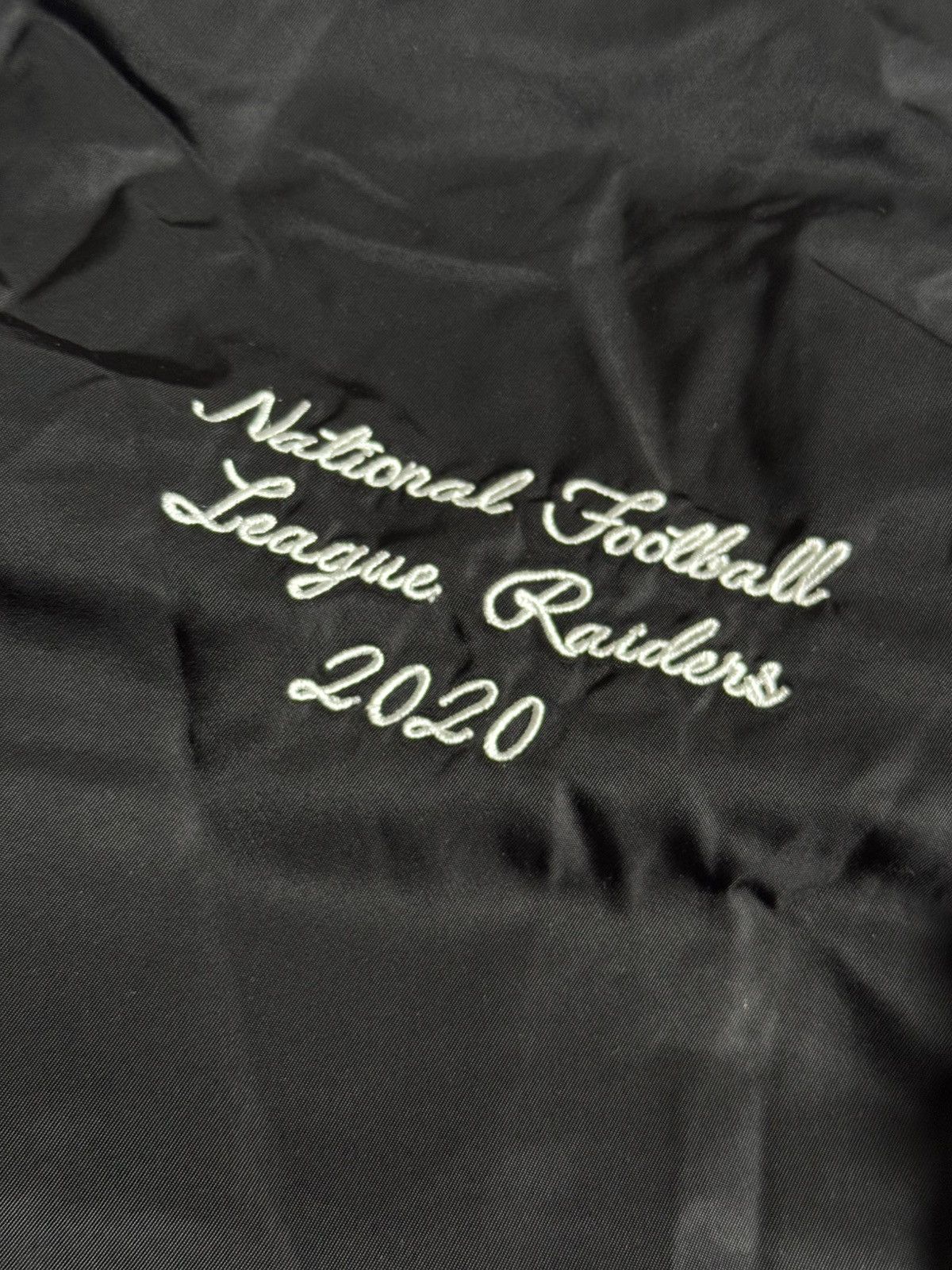 NFL Raiders NFL Las Vegas raider nation bomber jacket button up Size US L / EU 52-54 / 3 - 12 Thumbnail