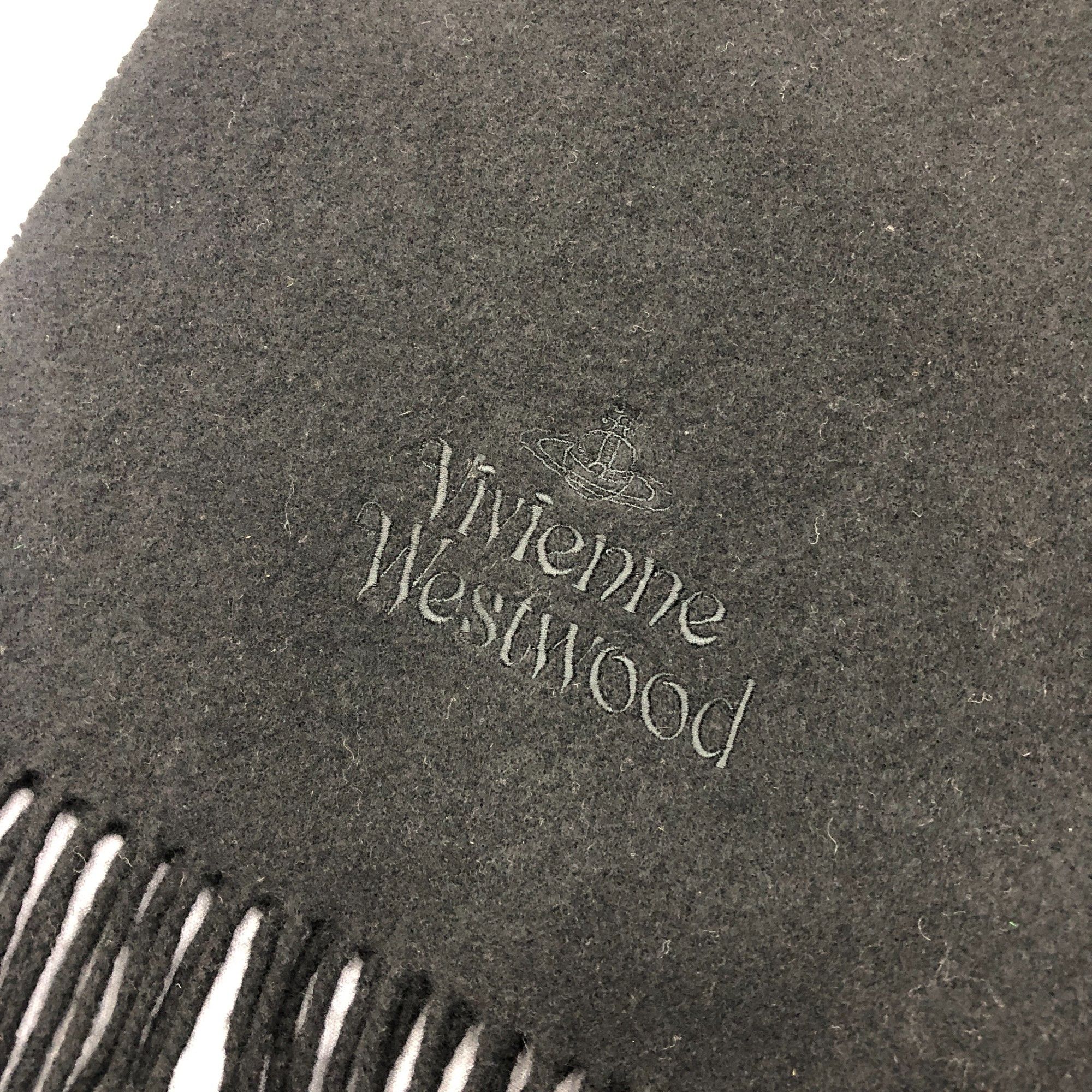 Japanese Brand Vintage Vivienne Westwood Scarf Muffler Wool Orbs Winter Size ONE SIZE - 4 Thumbnail