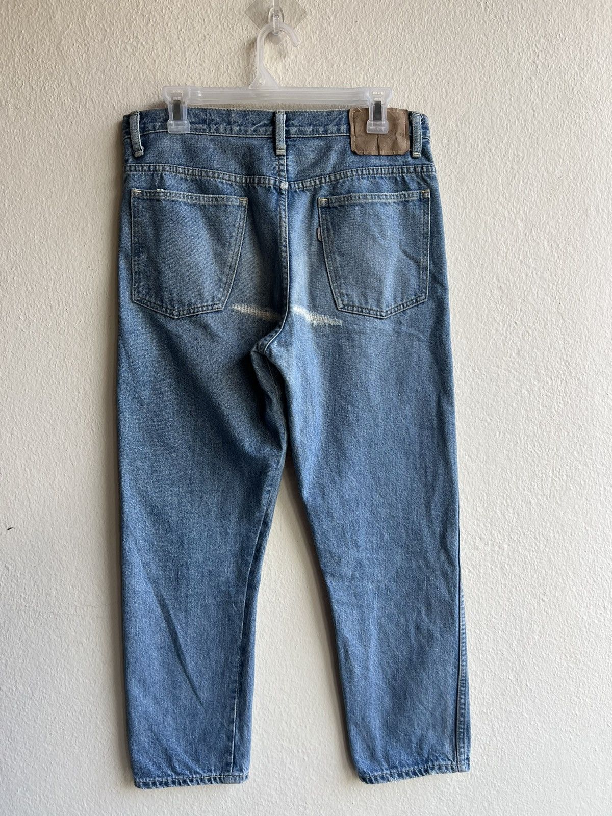 Beams Plus × Orslow Orslow 106 X Beams Ripped Distressed Denim Cropped Jeans Size US 30 / EU 46 - 3 Thumbnail