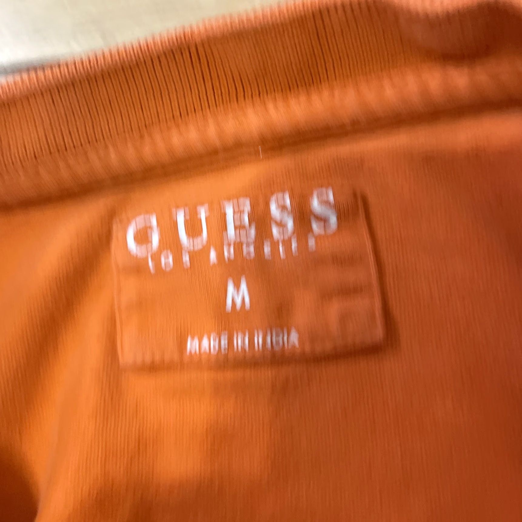 Guess GUESS T Shirt Mens M Orange Box Graphic Jersey Streetwear Stretch Crew Neck LA AngEl Logo Giftbox Box 90s Men Size US M / EU 48-50 / 2 - 5 Thumbnail