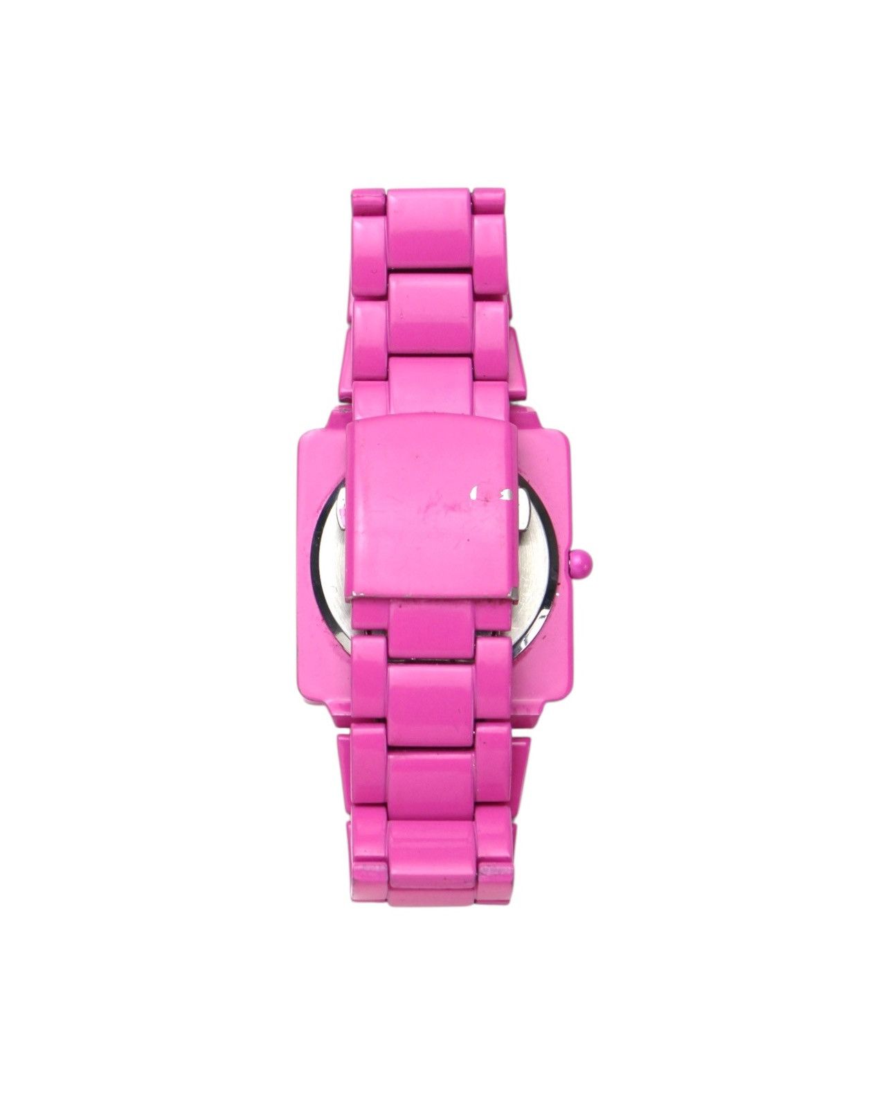 Hysteric Glamour 2000S DEEP JAPAN RED STAR PINK SQUARE DIAL JUMP HOUR WATCH Size ONE SIZE - 4 Thumbnail