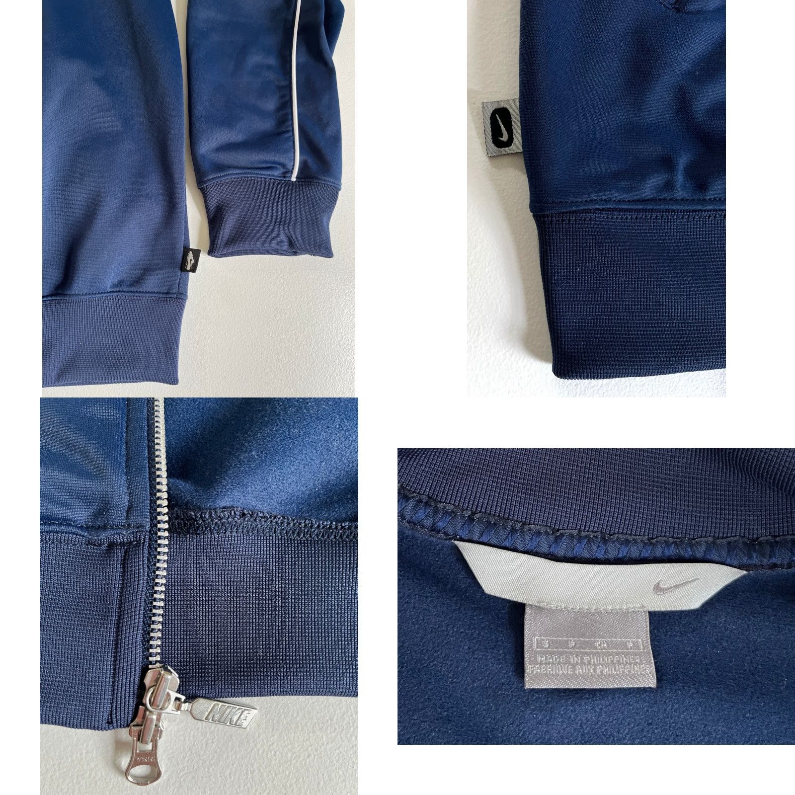 Nike Nike Track Jacket Men’s Vintage Navy Full Zip Sz S Embroidered Logo 90s Classic Pockets Size US S / EU 44-46 / 1 - 8 Thumbnail