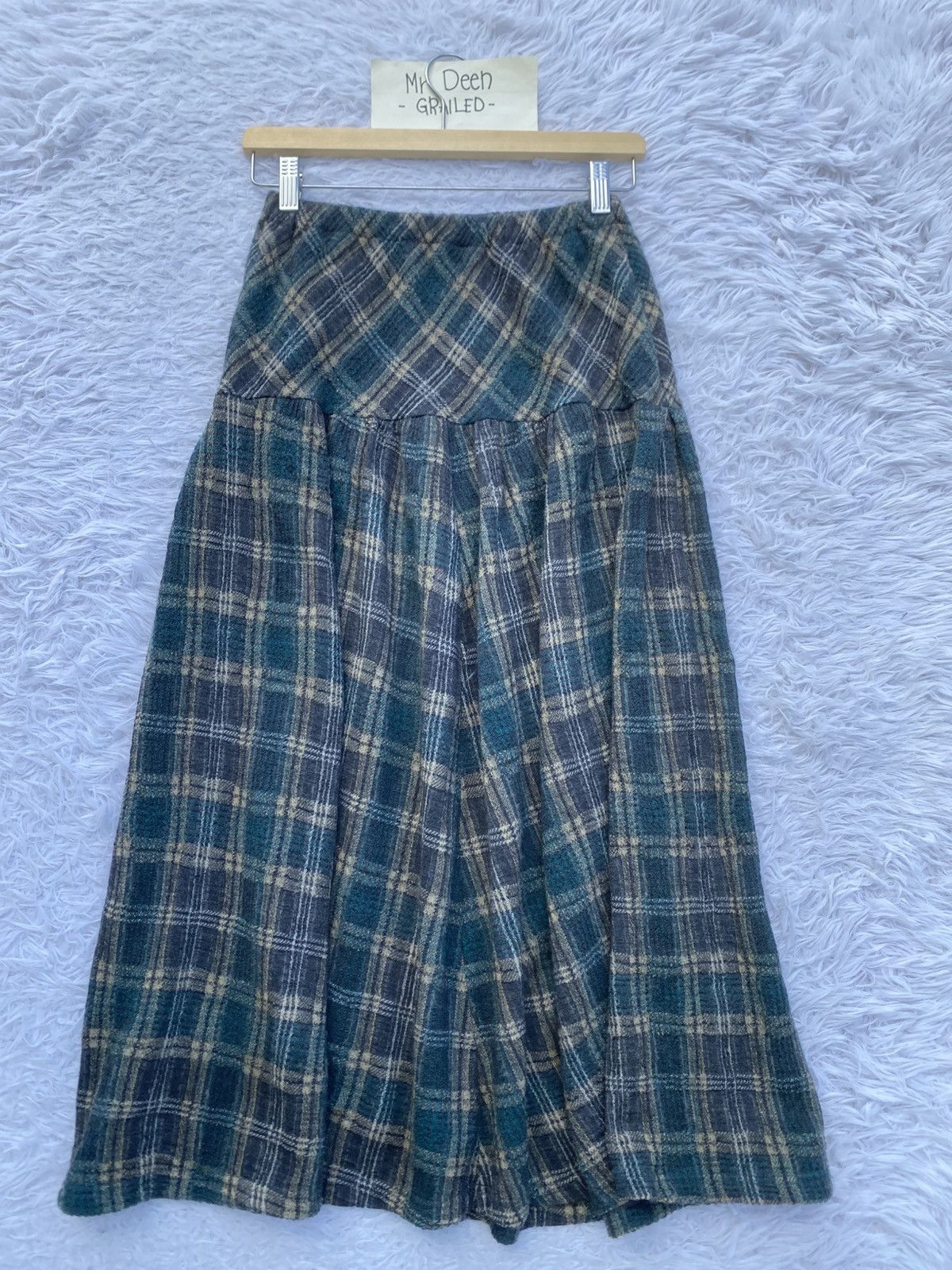 Issey Miyake Rare Vintage 90s Issey Miyake Plantation Midi Skirt Size 22" - 1 Thumbnail