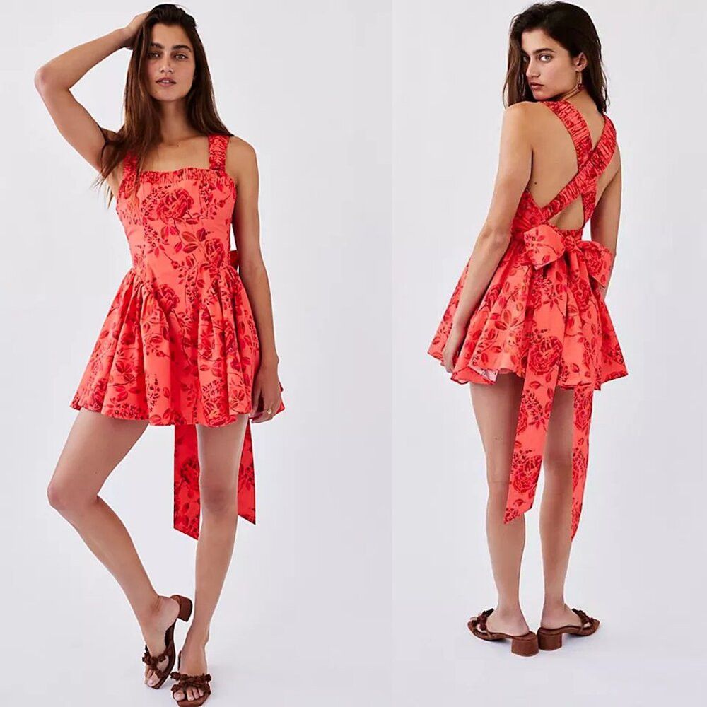 Free People NWT New Free People Matilde Mini Dress Size XL Size XL / US 12-14 / IT 48-50 - 1 Thumbnail