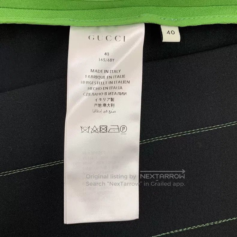 Gucci Gucci Green wool casual pleated skirt Size 26" / US 2 / IT 38 - 6 Thumbnail