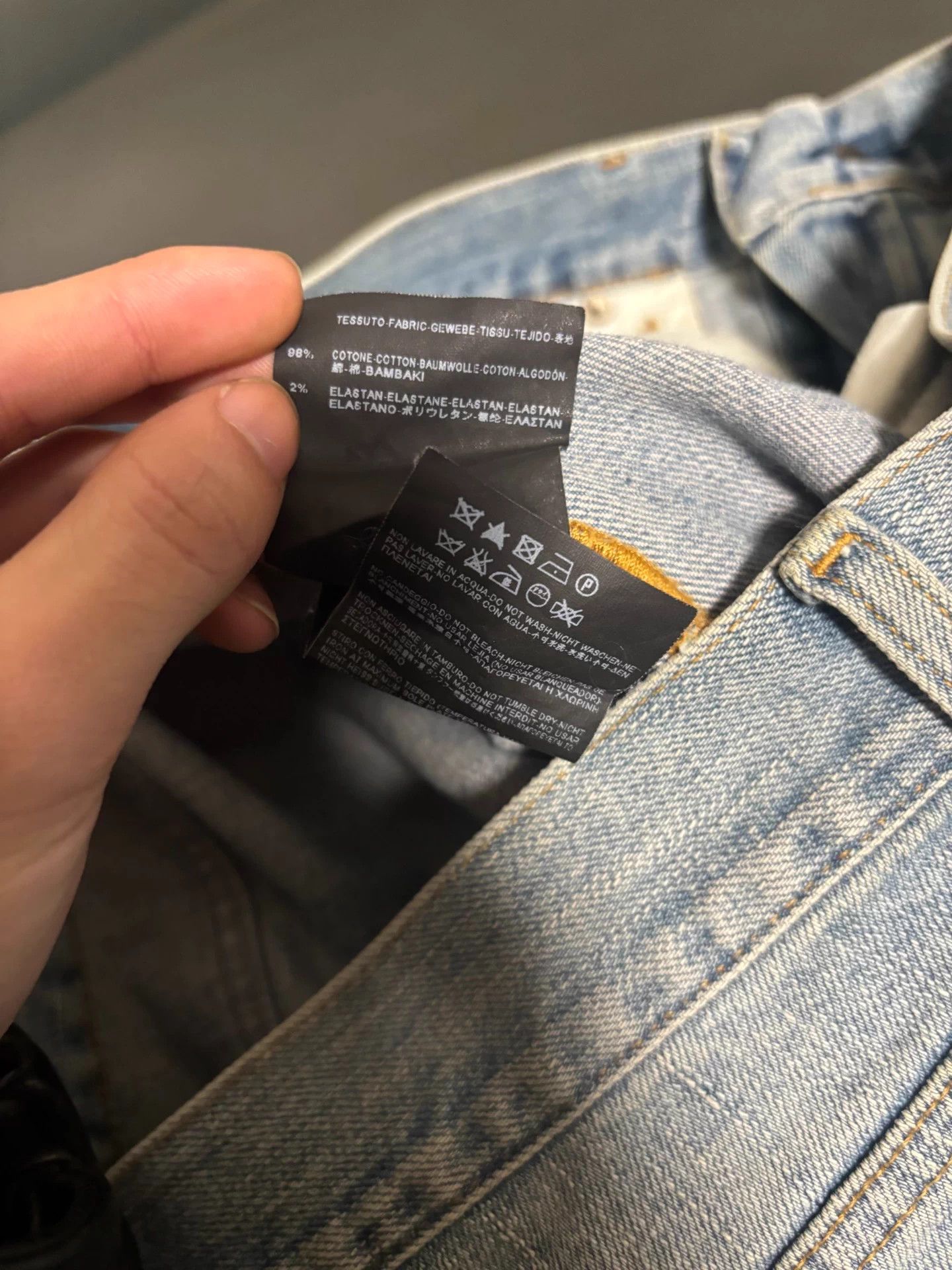 Saint Laurent Paris SLP 2015FW Knee-Ripped Jeans Size US 33 - 5 Thumbnail