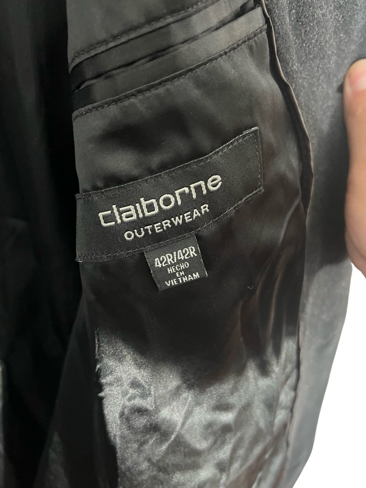 Liz Claiborne Claiborne Black Outerwear Coat Size S / US 4 / IT 40 - 3 Thumbnail