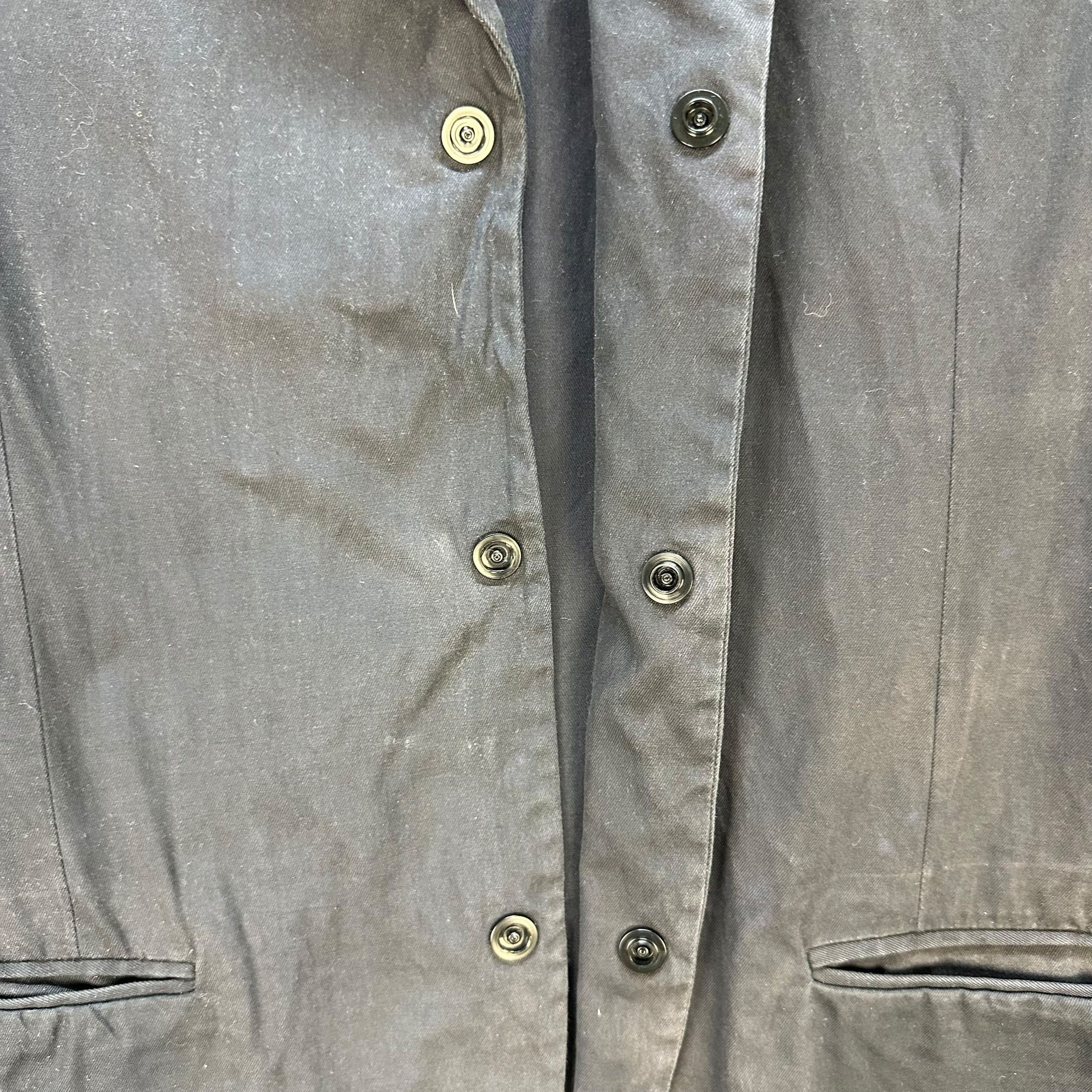 Miu Miu Trashed MIU MIU Snap Button Cotton Casual Jacket #A75-1813 Size US M / EU 48-50 / 2 - 6 Thumbnail