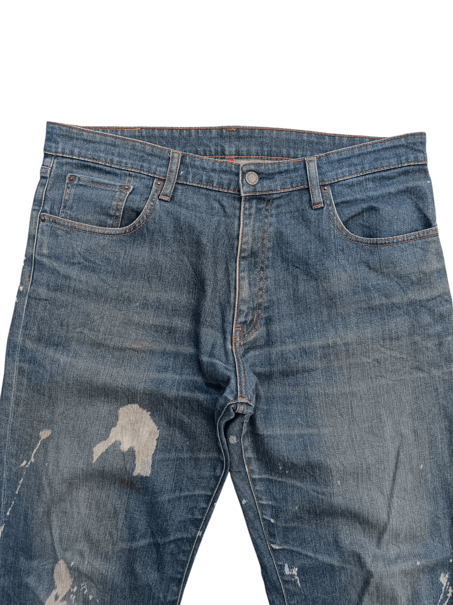 Jun Takahashi Vintage Uniqlo S002 Baggy Splatter Rare Design Jeans E213 Size US 36 / EU 52 - 12 Thumbnail