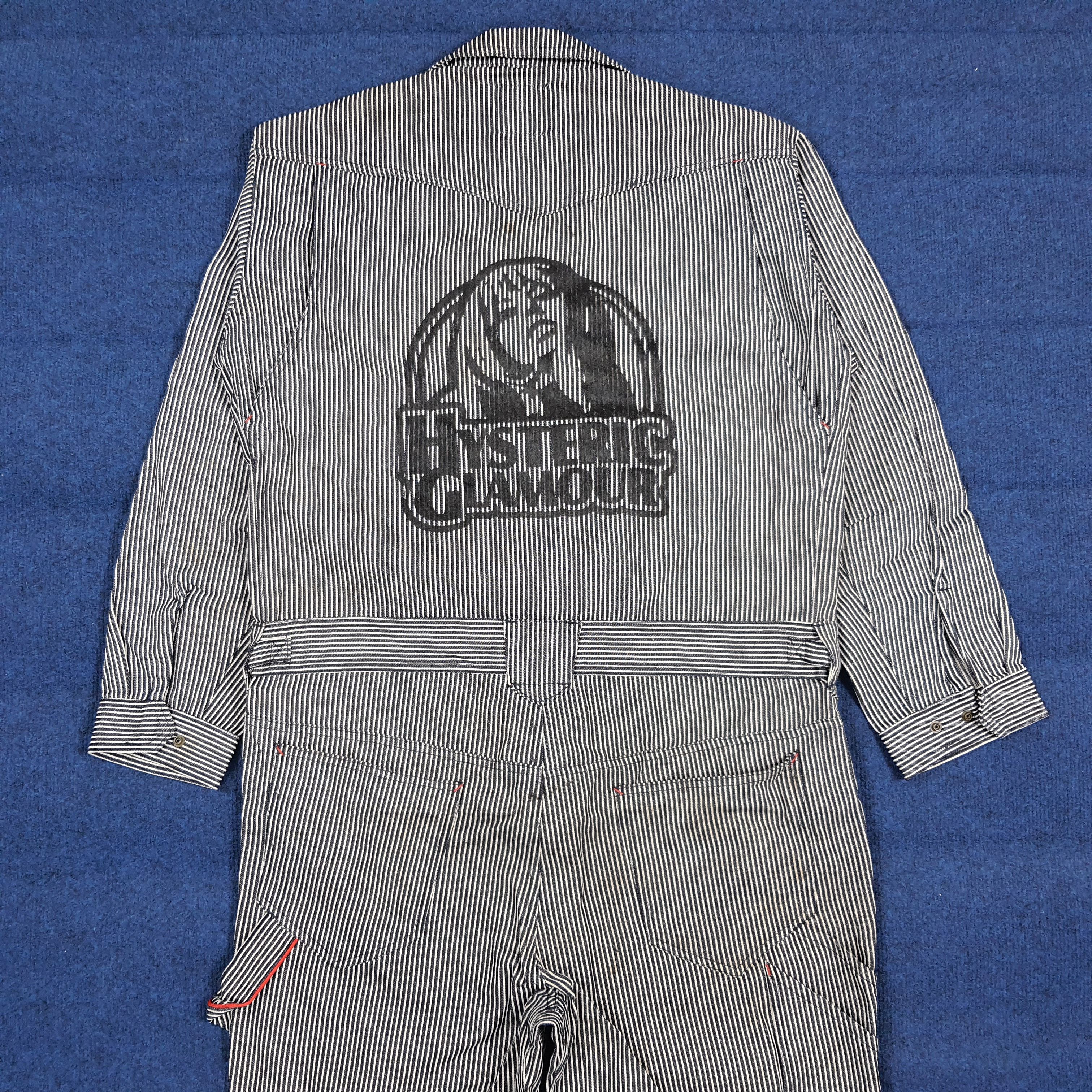 Japanese Brand Vintage Workwear Coverall With Hysteric Custom Logo C302N8 Size US XL / EU 56 / 4 - 1 Thumbnail