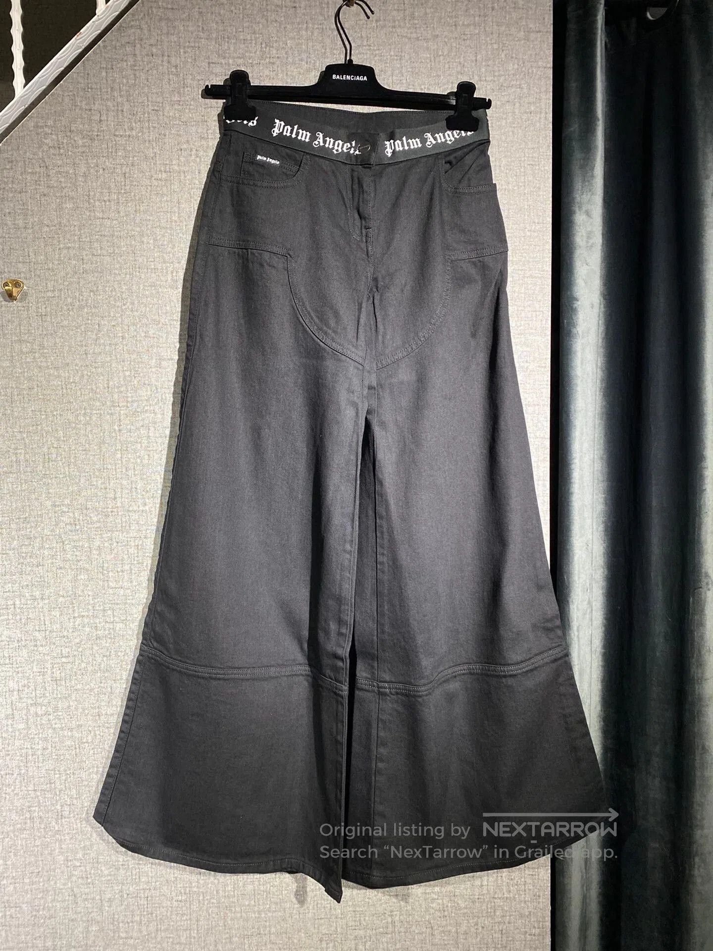 Palm Angels palm angels flared wide-leg pants. Size 25" / US 0 / IT 36 - 2 Thumbnail