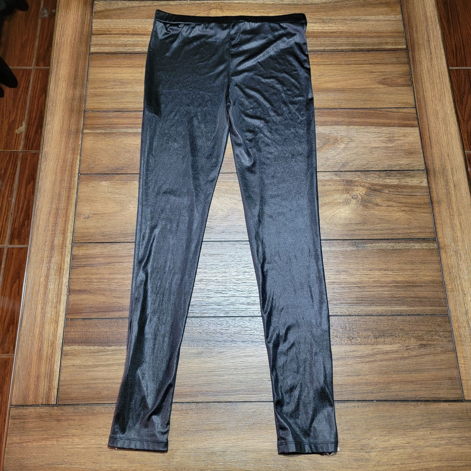 Other Miley Cyrus Black Legging Pants w/ Zipper Cuffs - Size Large Size 27" / US 4 / IT 40 - 3 Thumbnail