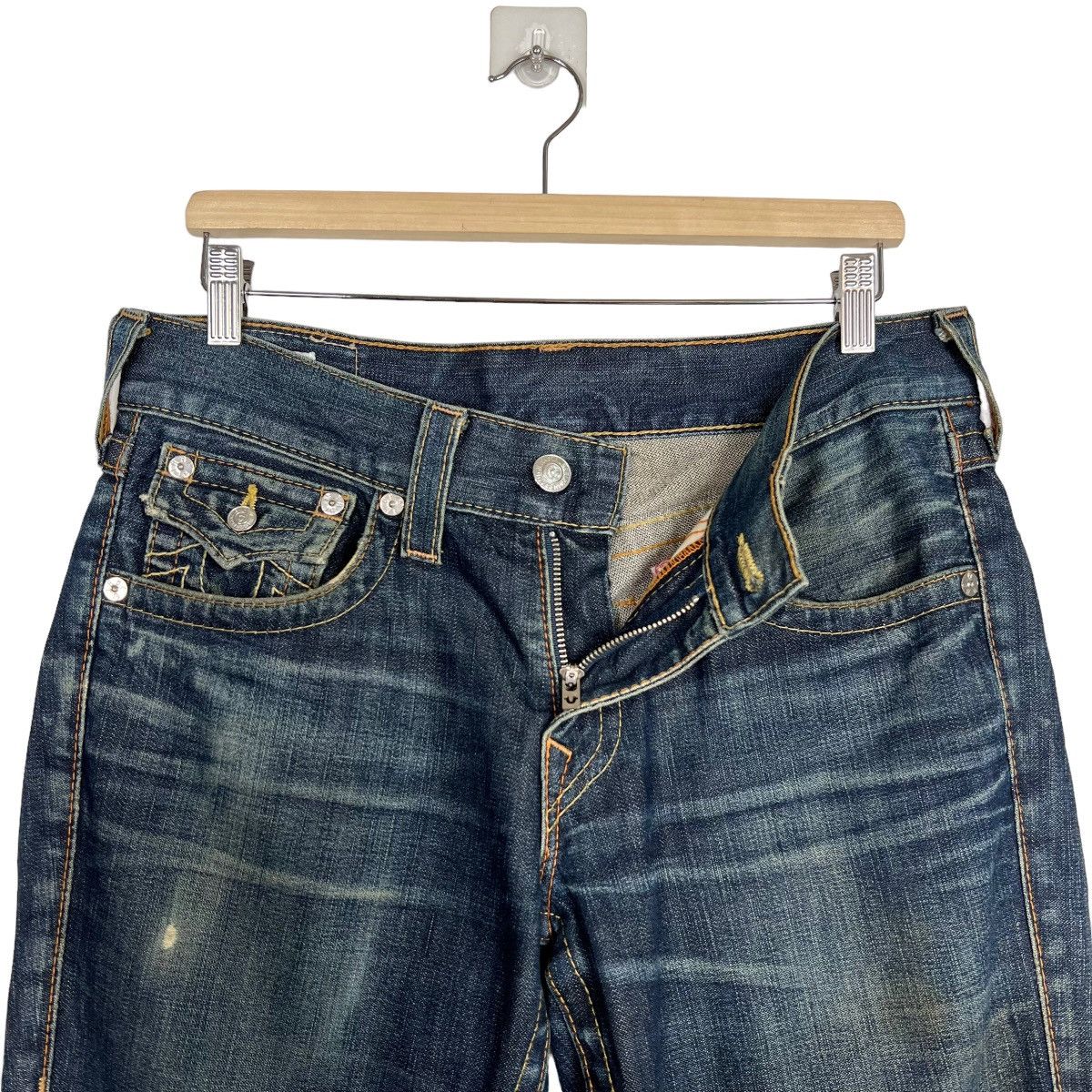 True Religion 🔥 TRUE RELIGION DENIM JEANS MADE IN USA Size US 33 - 9 Thumbnail
