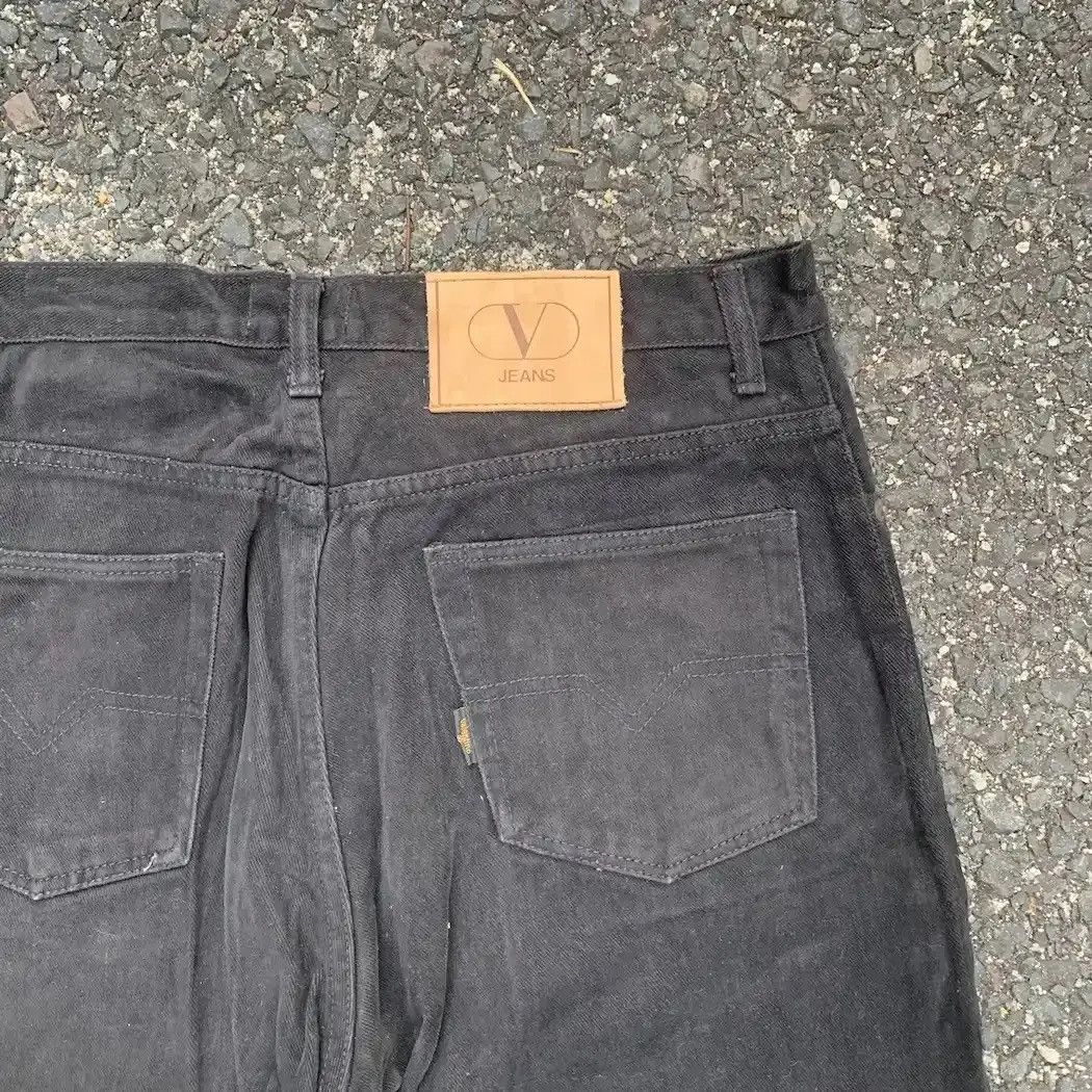 Valentino SICKS 💥 Vintage Valentino Japan Jeans Black Pants W32 L32 Size US 32 / EU 48 - 13 Thumbnail