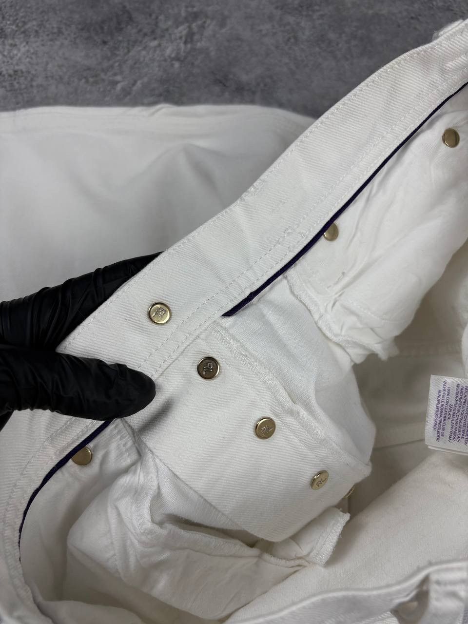 Japanese Brand Ralph Lauren Purple Label White Jeans Size 25 Made in Italy Size 25" / US 0 / IT 36 - 13 Thumbnail