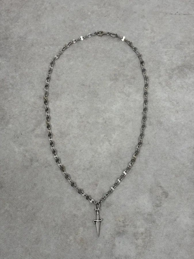 Vintage Cesare Paciotti Dagger Pendant Necklace Size ONE SIZE - 1 Thumbnail