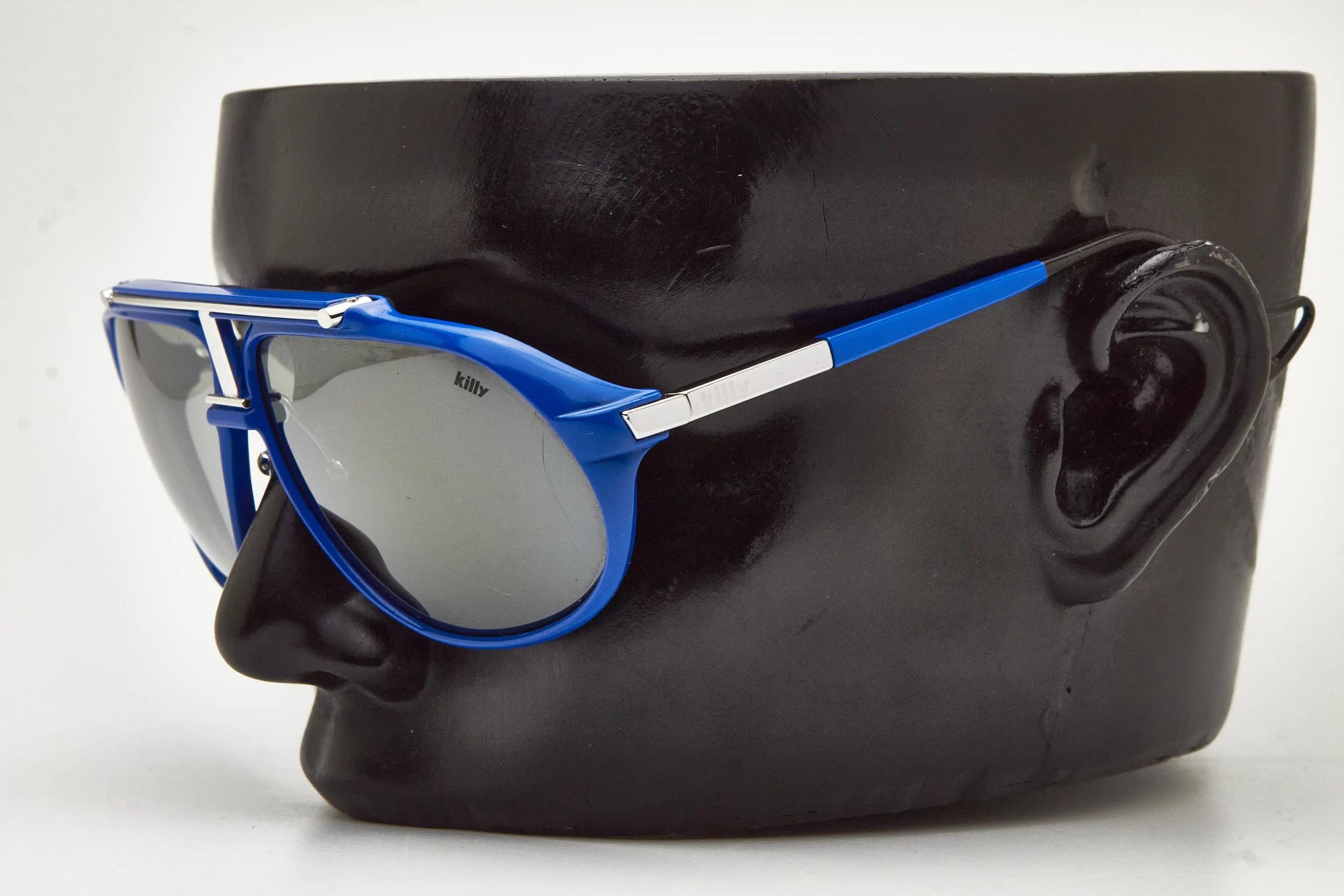 Other KILLY 469 Sunglasses Blue Gold High End Carbon Fiber Eyewear Size ONE SIZE - 4 Thumbnail