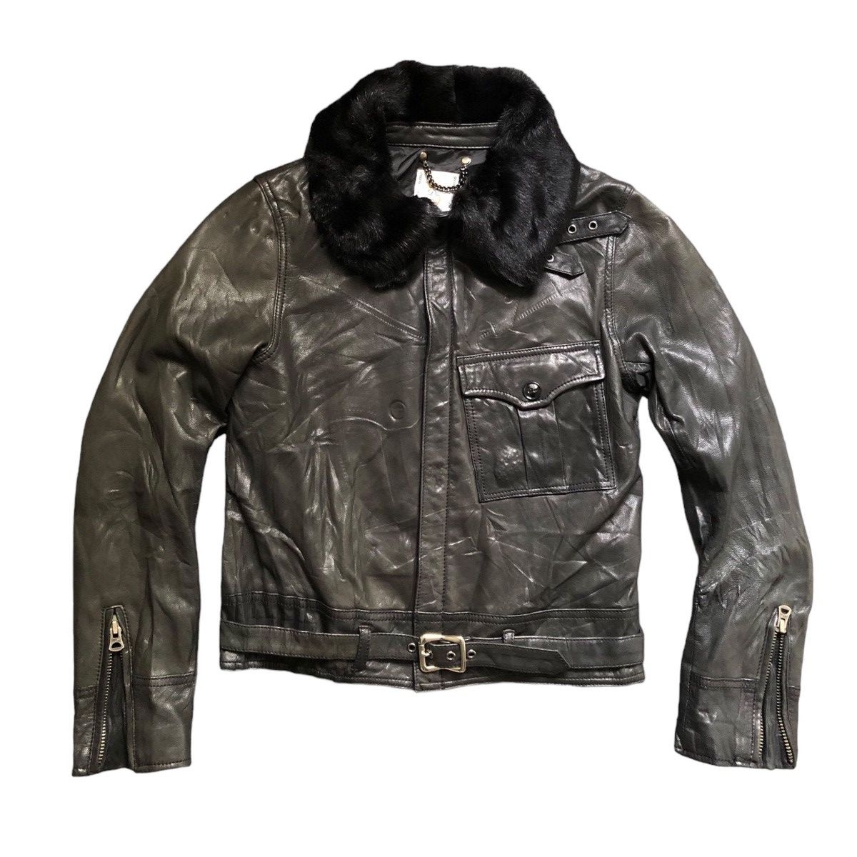 14th Addiction × KMRii × Yasuyuki Ishii $Sold$ Goat leather fur jacket Size US S / EU 44-46 / 1 - 3 Thumbnail