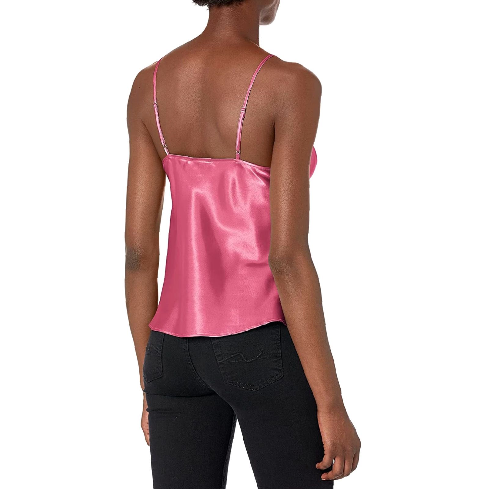 Vintage Intimo Womens Camisole Size M Pink Deluxe Easy Care Size M / US 6-8 / IT 42-44 - 2 Thumbnail