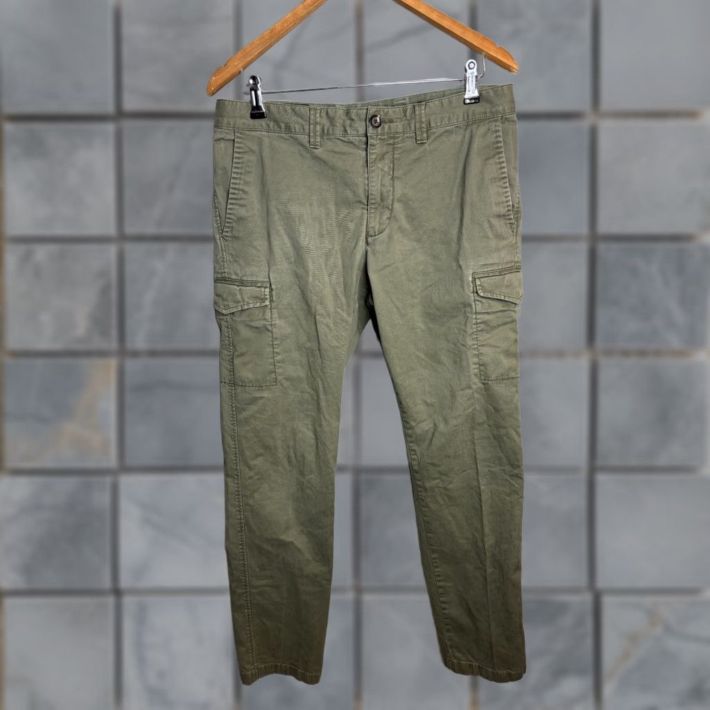 Nordstrom Nordstrom Ballard Slim Fit Pants Men's 33 Green Chino Casual Workwear Size US 33 - 1 Thumbnail